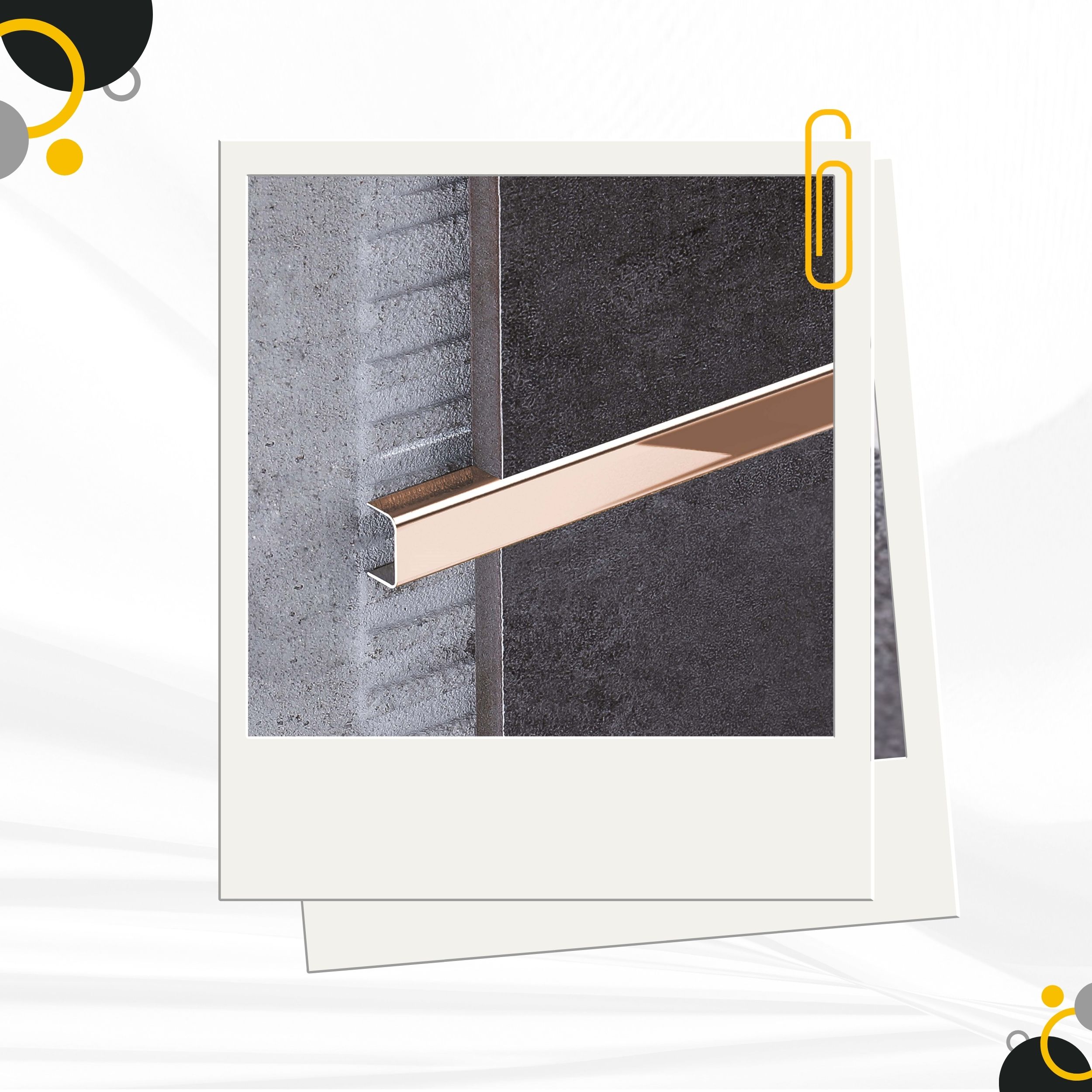 U Profil Edelstahlschiene Bordüre Fliesenschiene Edelstahl V2A L250cm 15mm