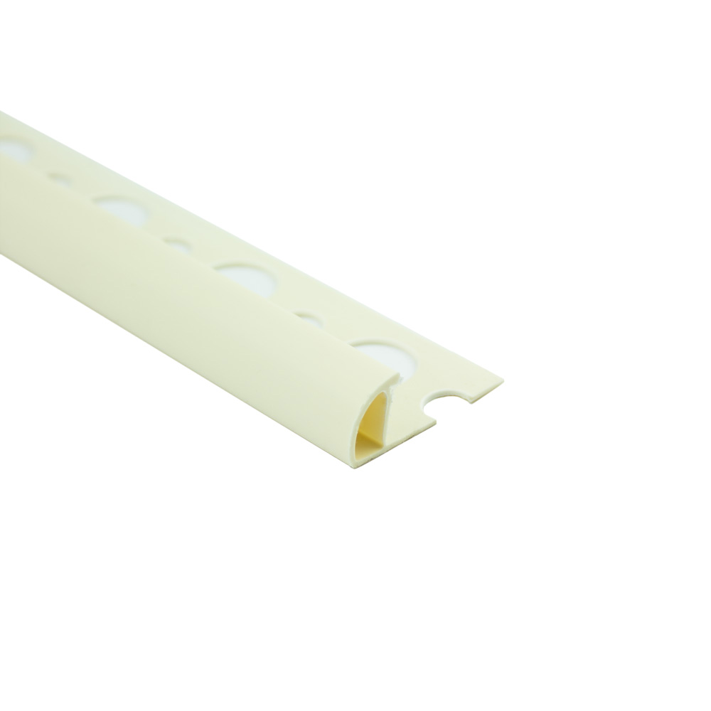 PVC Viertelkreis Fliesenschiene Fliesenprofil Kunststoff Schiene 10mm