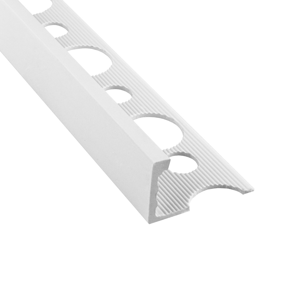 PVC L-Profil Fliesenschiene Fliesenprofil Kunststoff Schiene weiß L270cm 12,5mm PVC L-Profil Fliesenschiene Fliesenprofil Kunststoff Schiene weiß L270cm 12,5mm