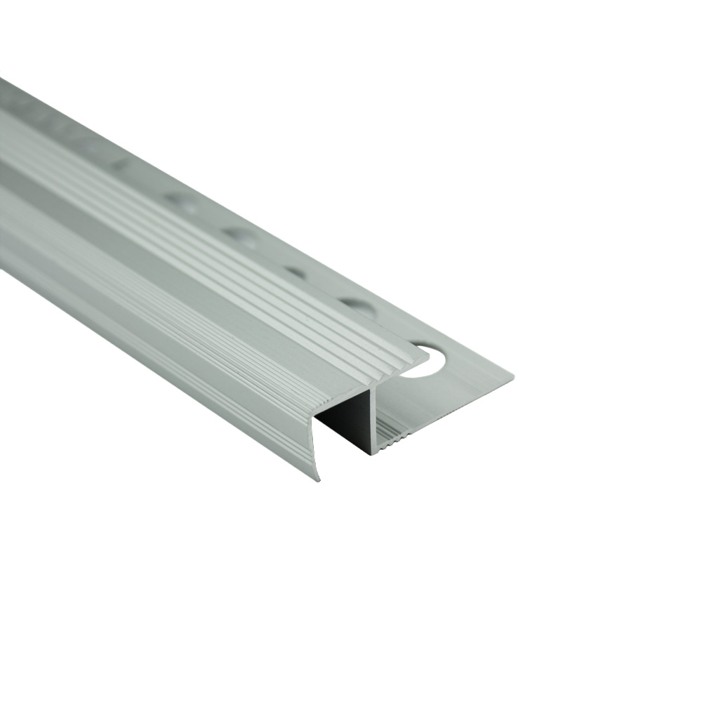 Alu Stufenprofil Fliesenschiene Profil Treppe Schiene silber gold L300cm H12mm