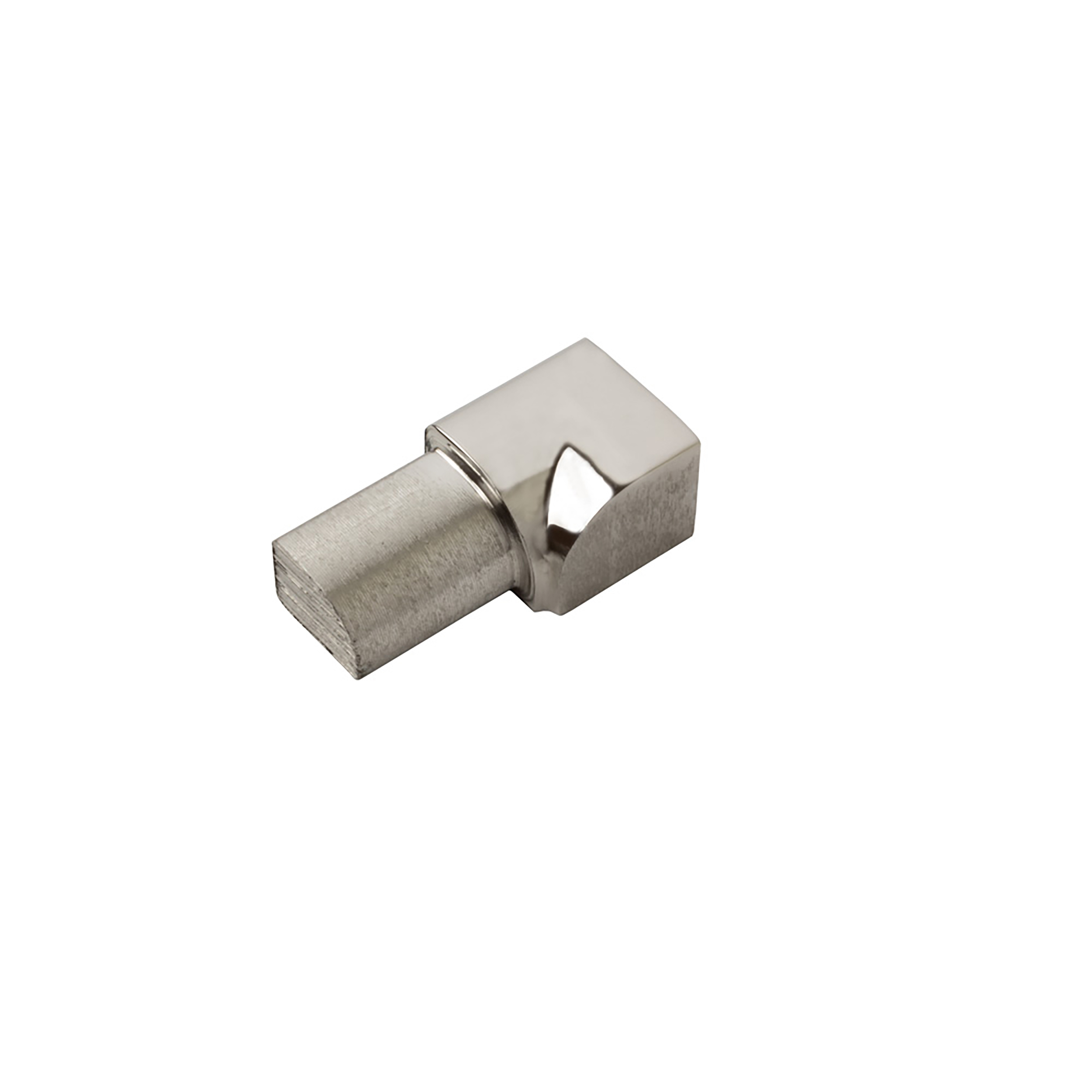 Viertelkreis Inneneck Vollmaterial Edelstahl V2A 12mm glänzend