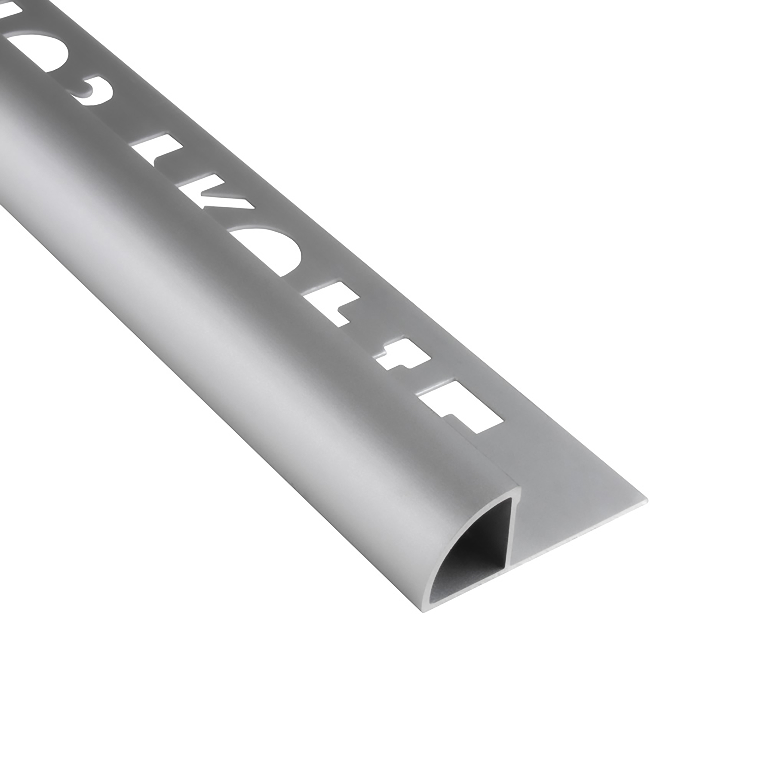 Alu Viertelkreis Profil Fliesenschiene silber matt L270cm 10mm Alu Viertelkreis Profil Fliesenschiene silber matt L270cm 10mm