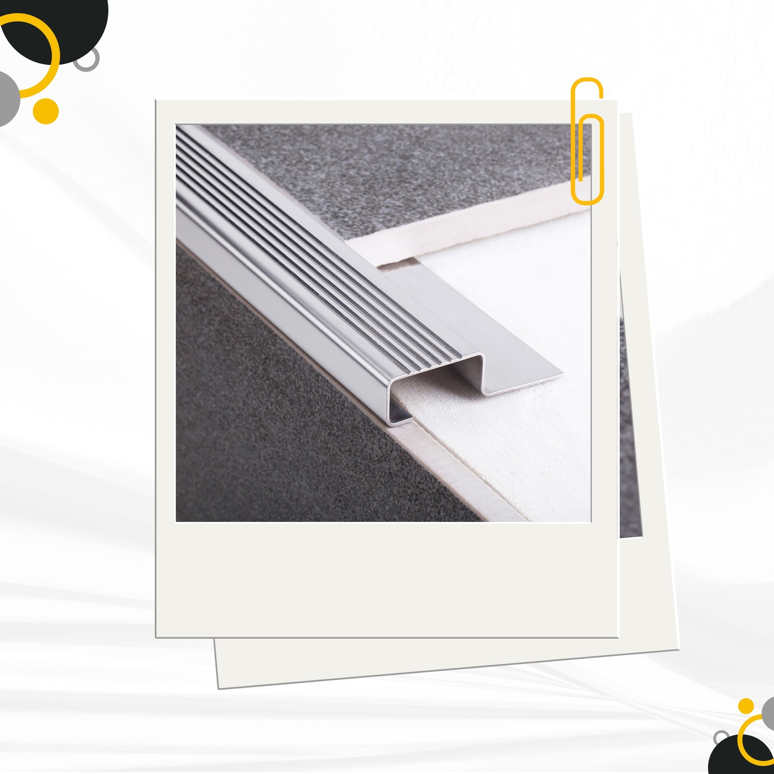 Edelstahl Stufenprofil Fliesenleiste Profil Treppen Schiene L250cm H10-12mm Edelstahl Stufenprofil Fliesenleiste Treppen H12mm Endkappe glänzend