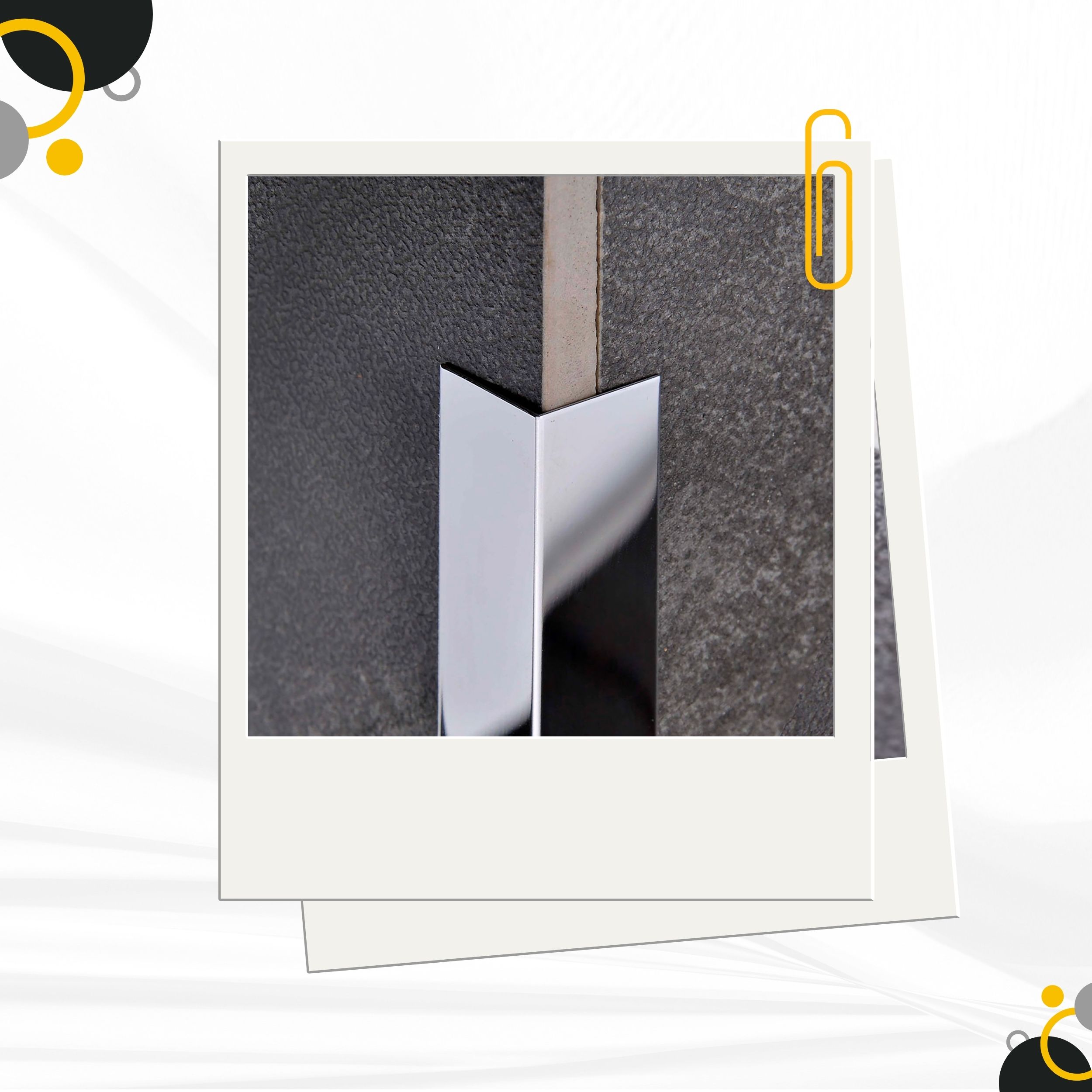 Kantenschutz Edelstahl Winkel Eckschutz Eckleiste Aussen V2A 2,5m 50mm gebürstet