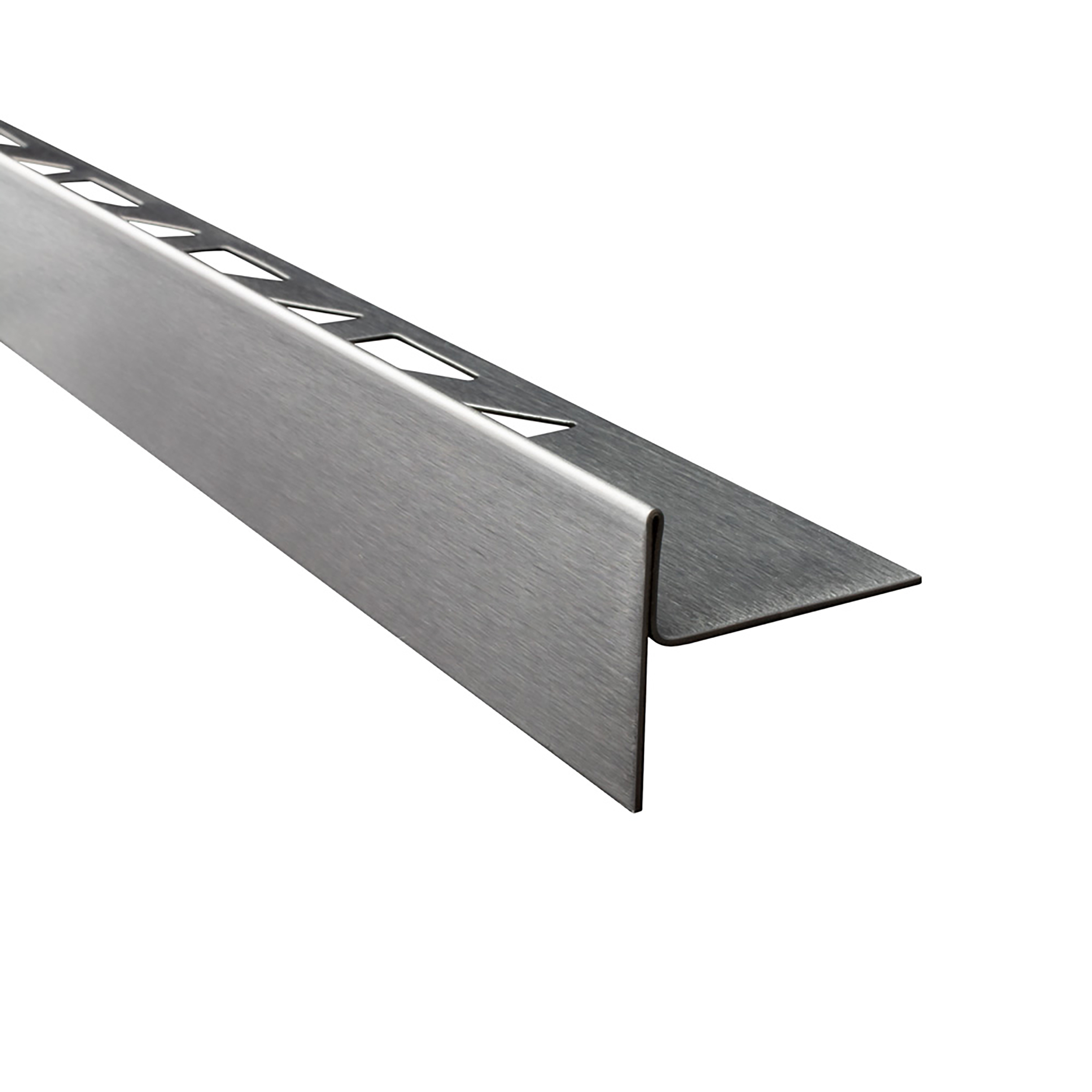 Dusch-, Keil-Profil Gefälleprofil begehbare Dusche gebürstet 8mm Links 150cm Dusch-, Keil-Profil Gefälleprofil begehbare Dusche gebürstet 8mm Links 150cm