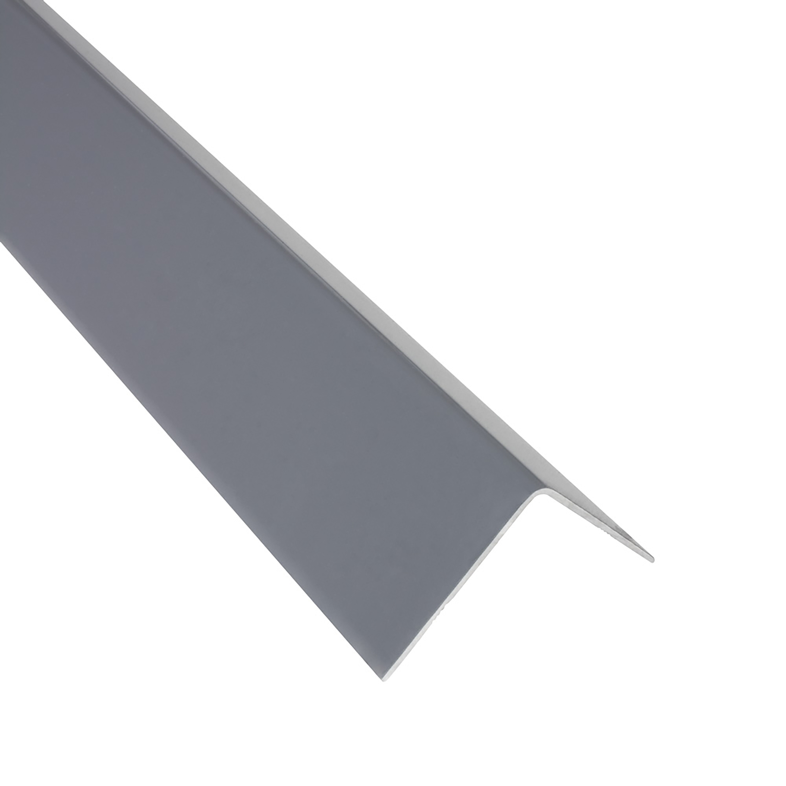 Alu Winkel-Profil Kantenschutz Zierleiste Profil grau 270cm H27mm