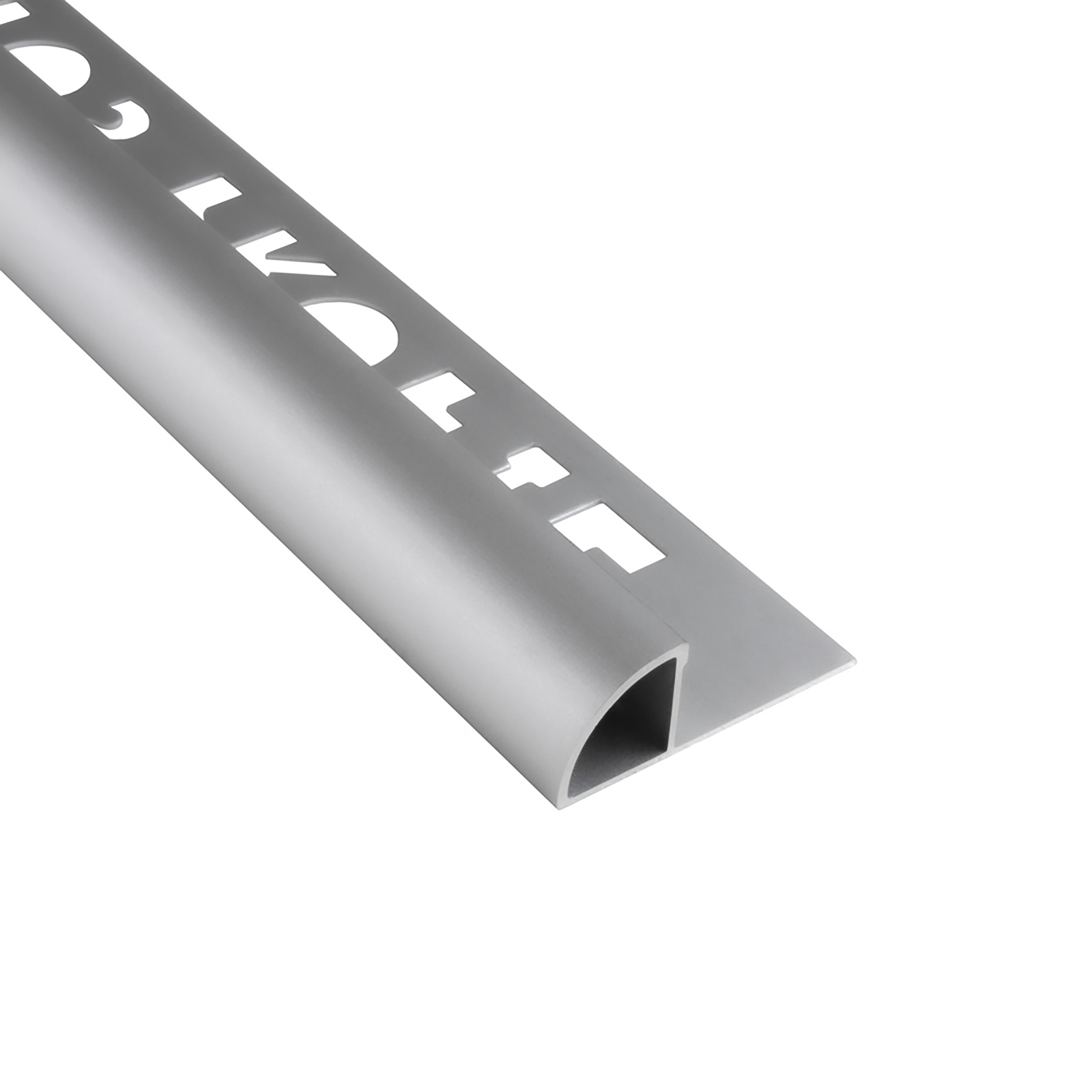 Alu Viertelkreis Profil Fliesenschiene silber matt L270cm 8mm