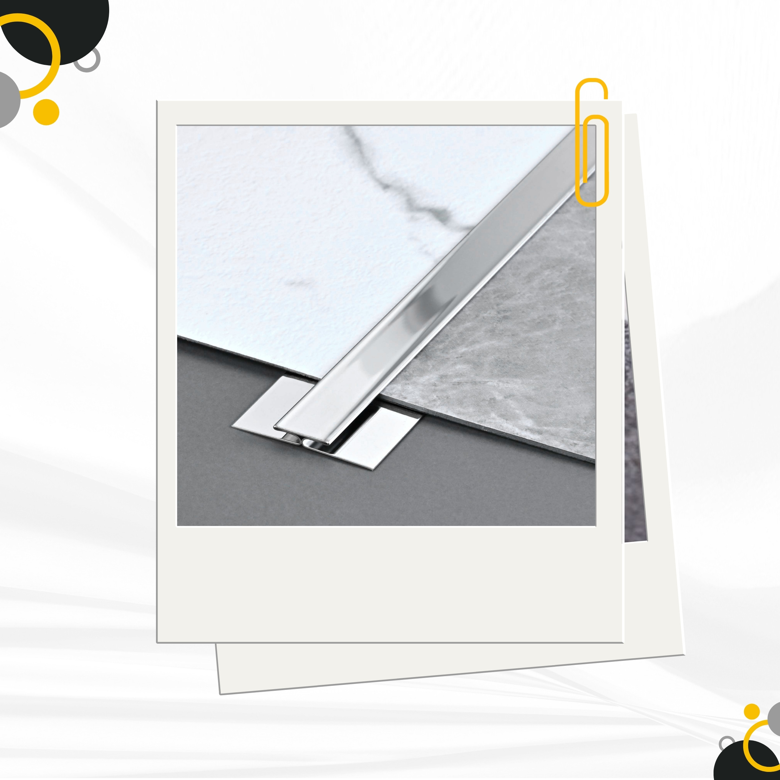 Vinyl Übergangs-, H-Profil Edelstahl V2A L250cm H2mm silber, schwarz anthrazit gebürstet Vinyl Übergangsprofil H-Profil Edelstahl V2A, L250cm, H2mm, silber glänzend