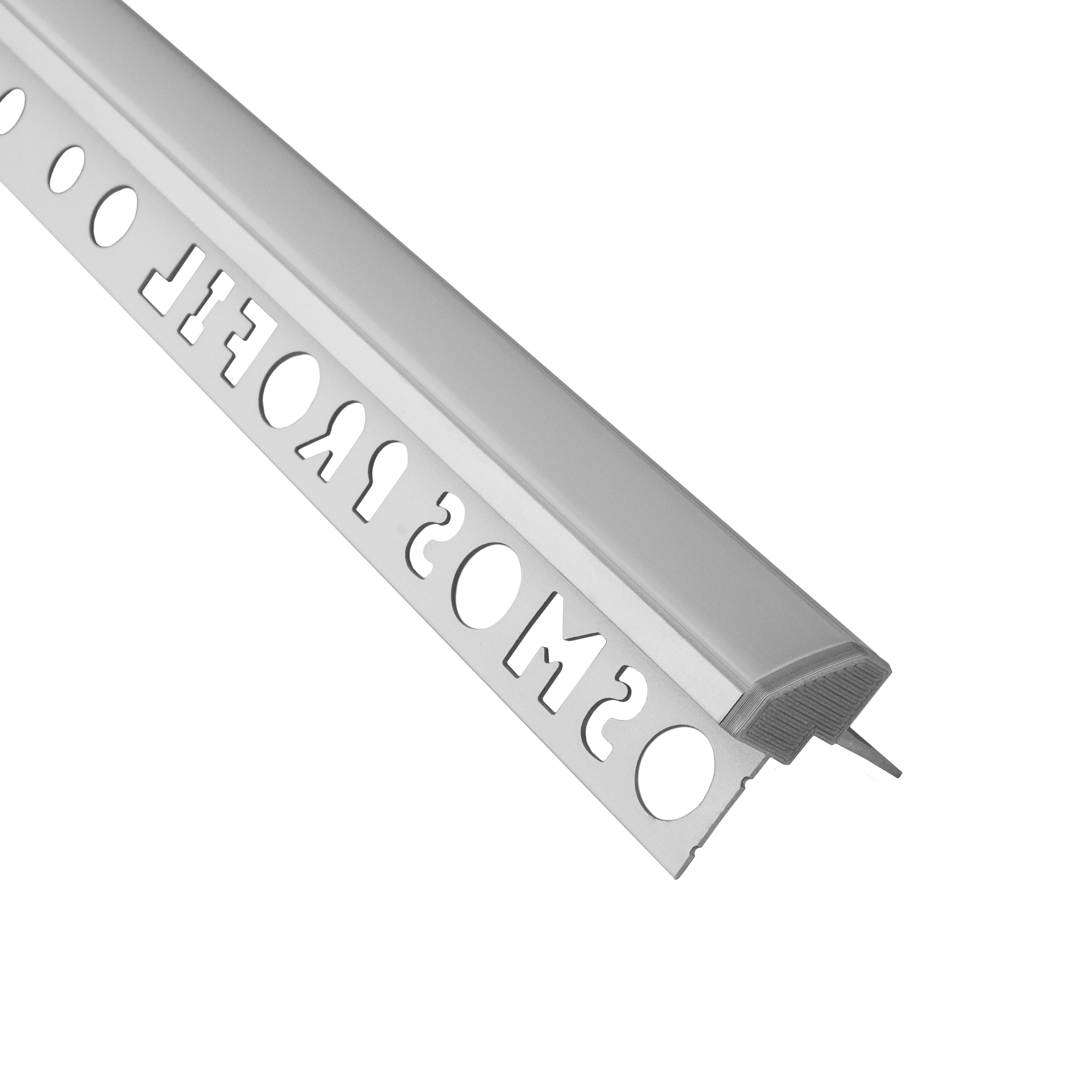 C-T77 LED Alu Fliesenprofil Ecke aussen 10mm silber