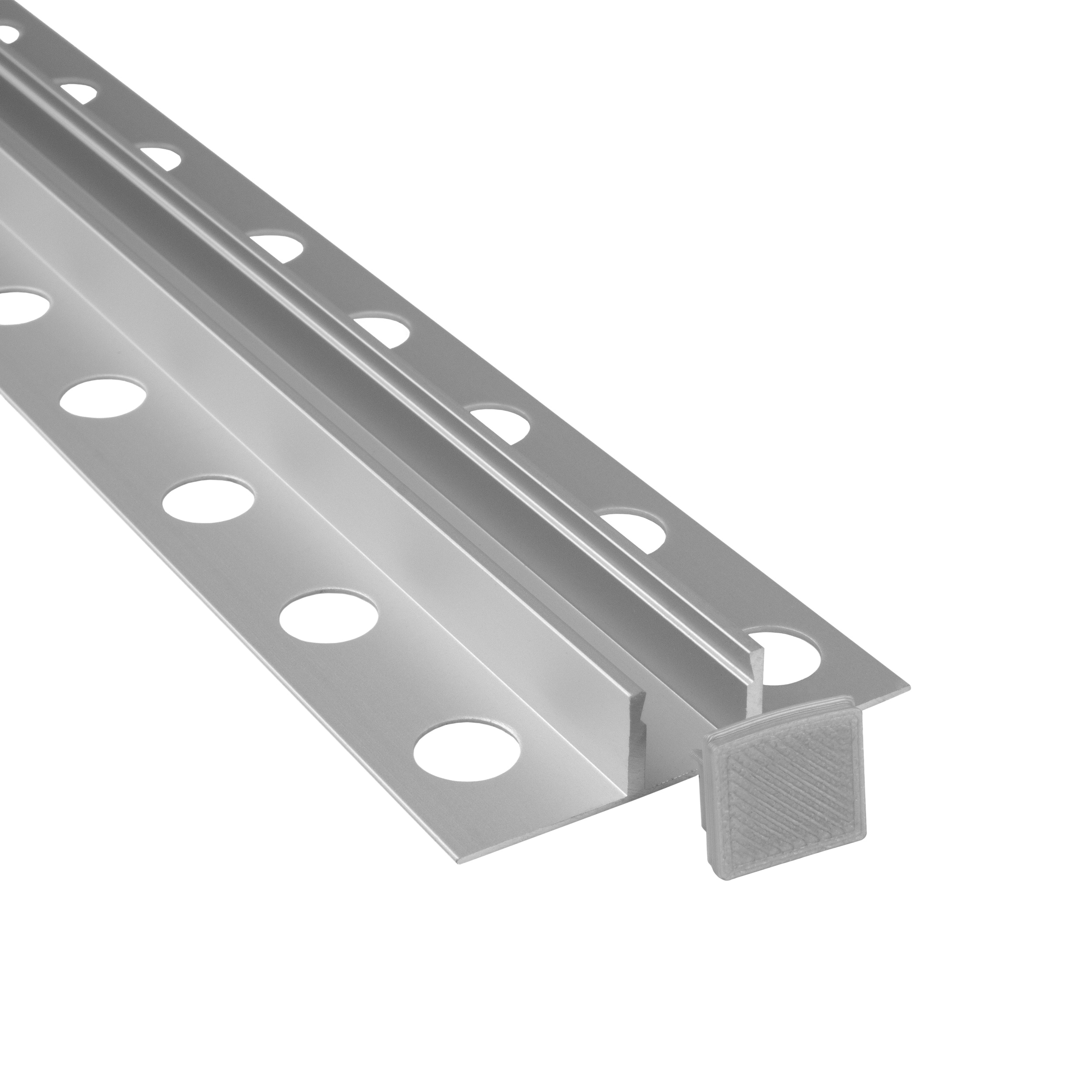 T77 LED Alu Fliesenprofil Bordüre 10mm silber T77 LED Alu Fliesenprofil Bordüre 10mm silber