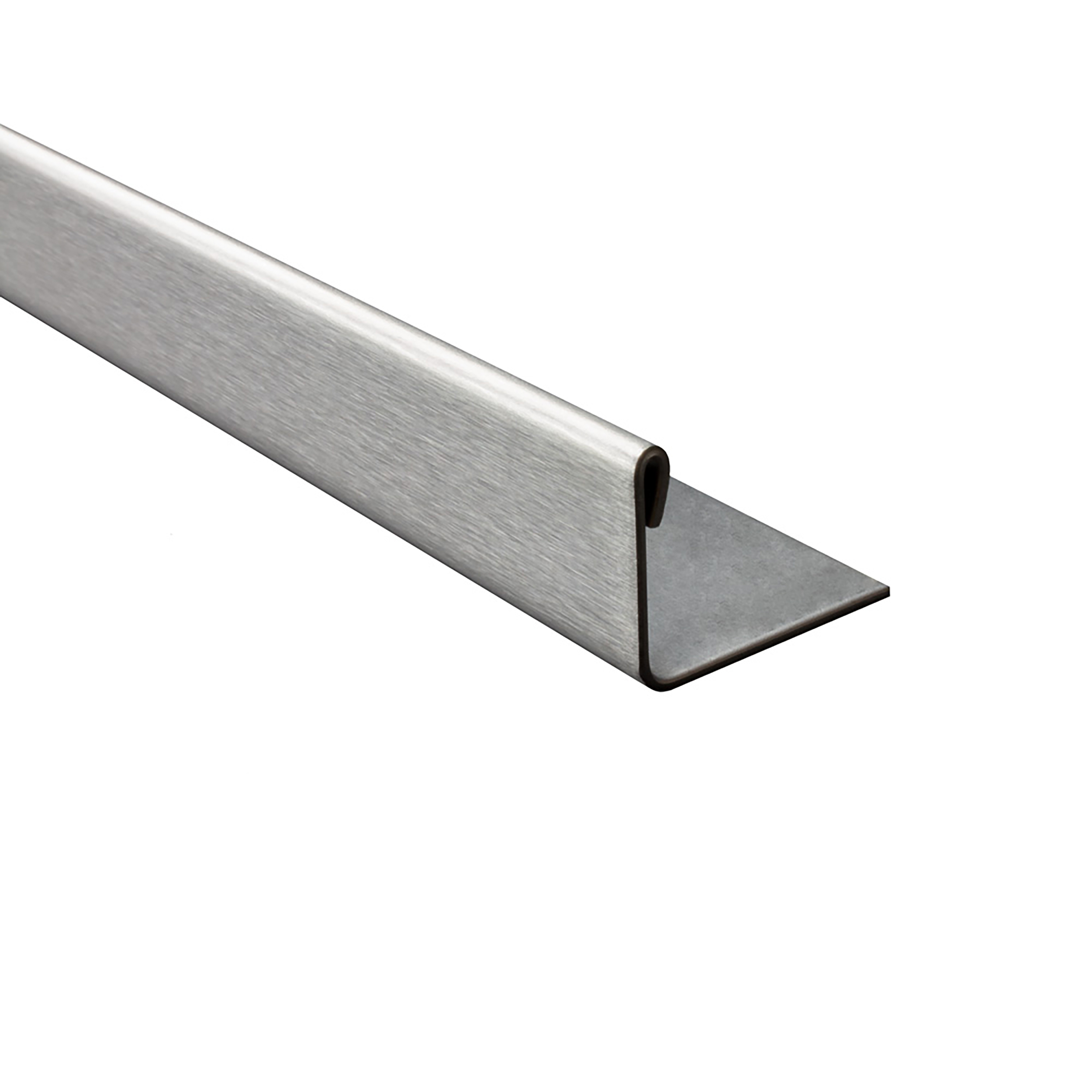 L-Profil Edelstahlschiene Profil Fliesenschiene Edelstahl V2A L250cm 15mm gebürstet L-Profil Edelstahlschiene Profil Fliesenschiene Edelstahl V2A L250cm 15mm gebürstet