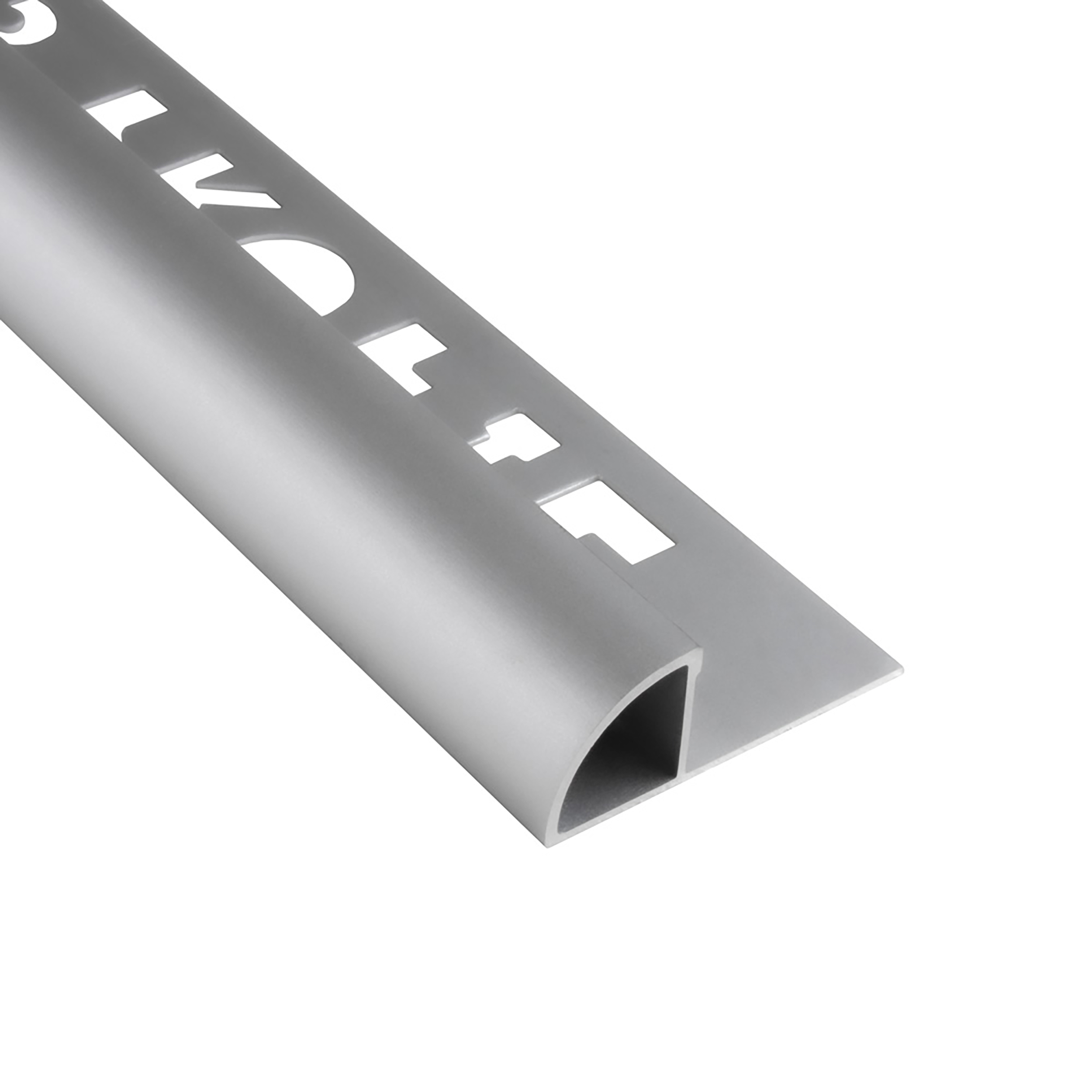 Alu Viertelkreis Profil Fliesenschiene silber matt L270cm 12mm Alu Viertelkreis Profil Fliesenschiene silber matt L270cm 12mm