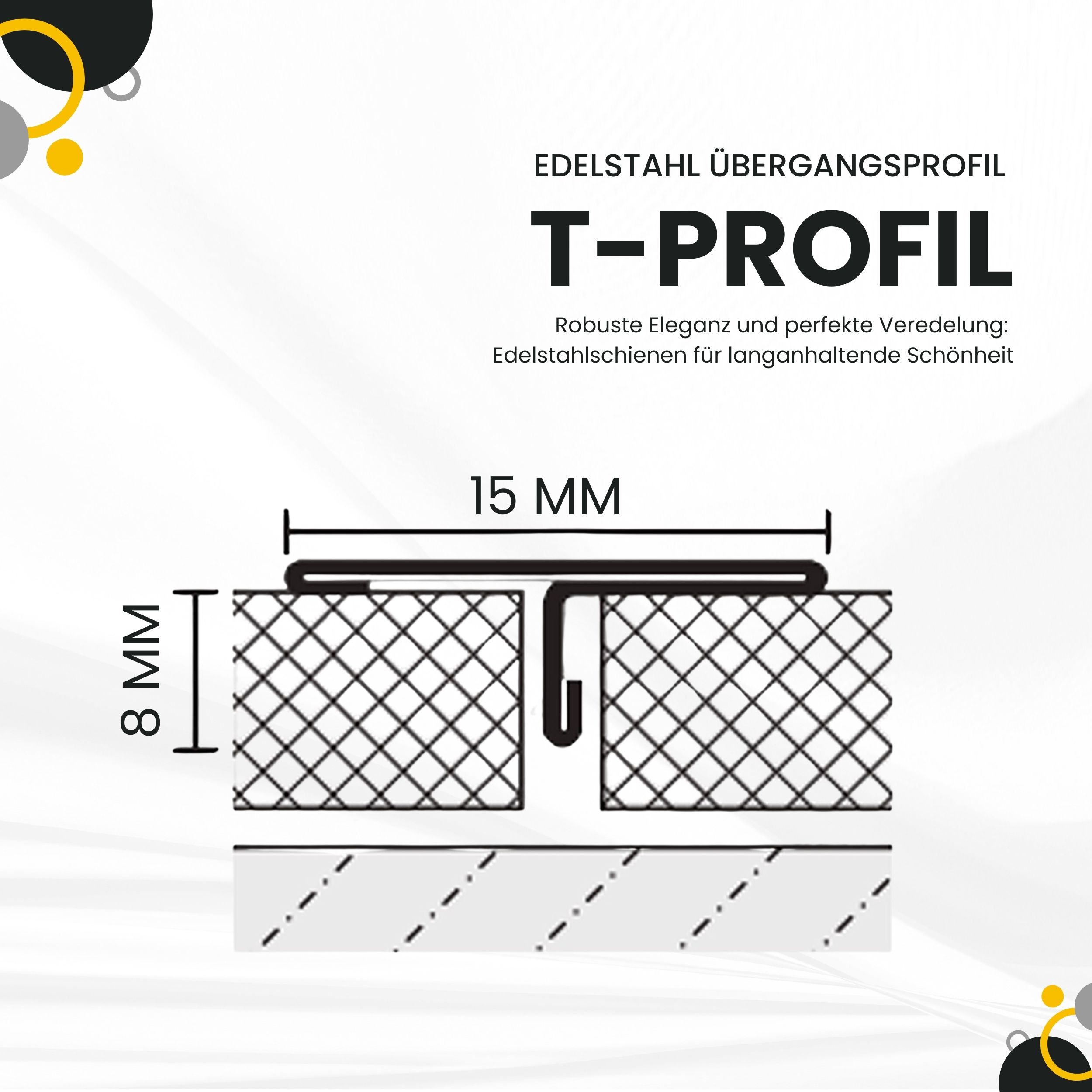 T-Profil Edelstahl Schiene Übergangsprofil V2A L250cm 15mm rose gebürstet T-Profil Edelstahl Schiene Übergangsprofil V2A L250cm 15mm rose gebürstet