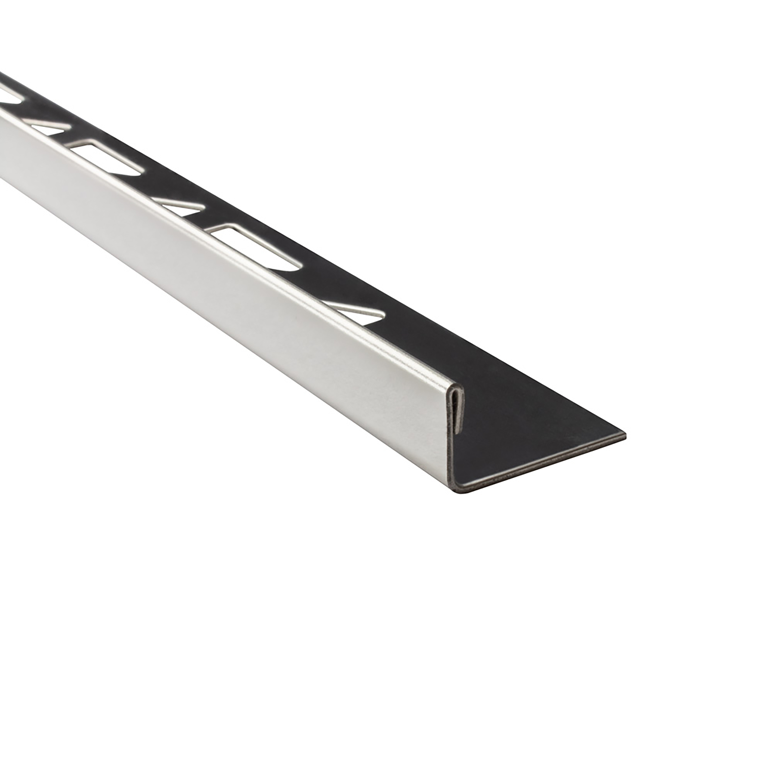 L-Profil Edelstahlschiene Profil Fliesenschiene Edelstahl V2A L300cm 11mm glänzend