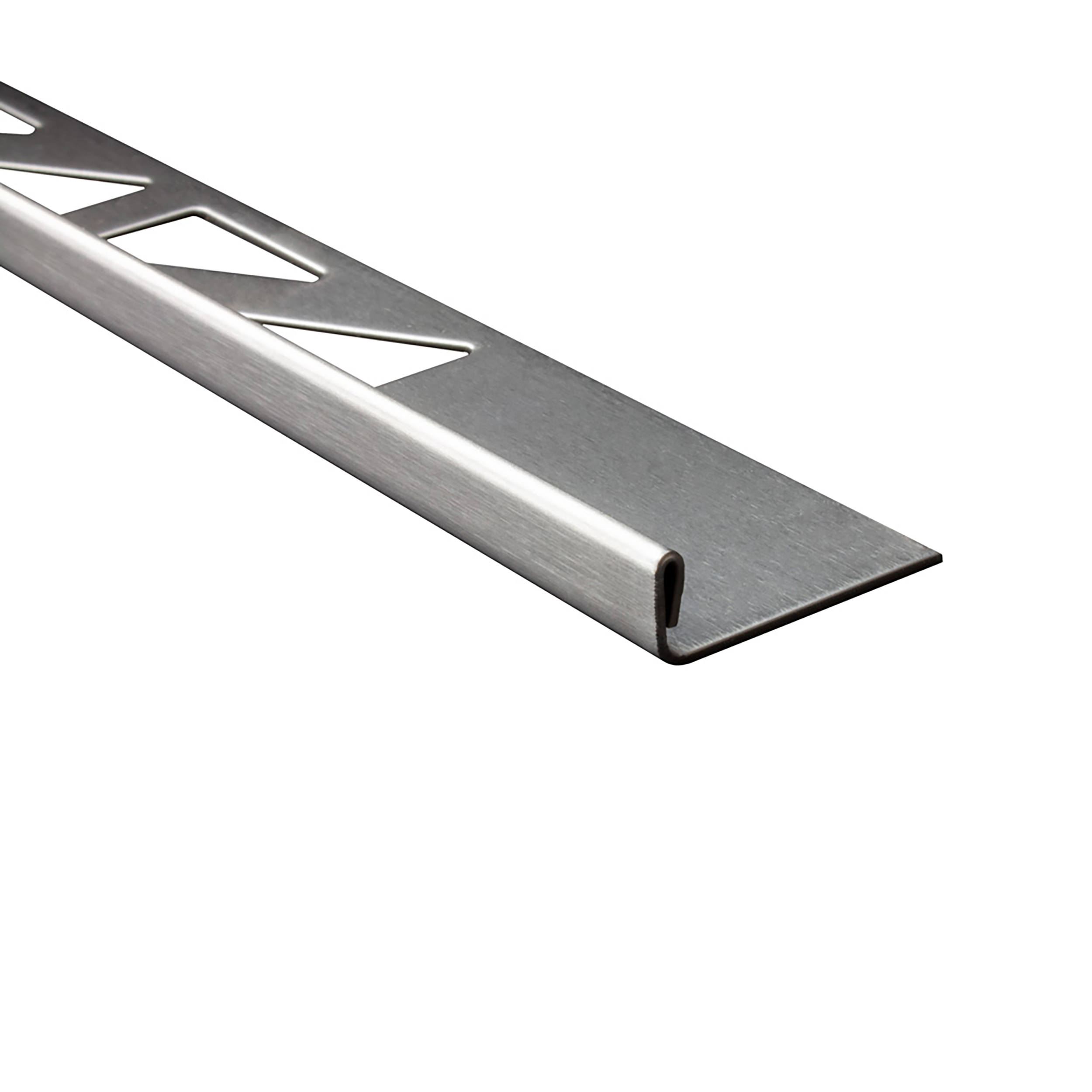 L-Profil Edelstahlschiene Profil Fliesenschiene Edelstahl V2A L250cm 4,5mm gebürstet