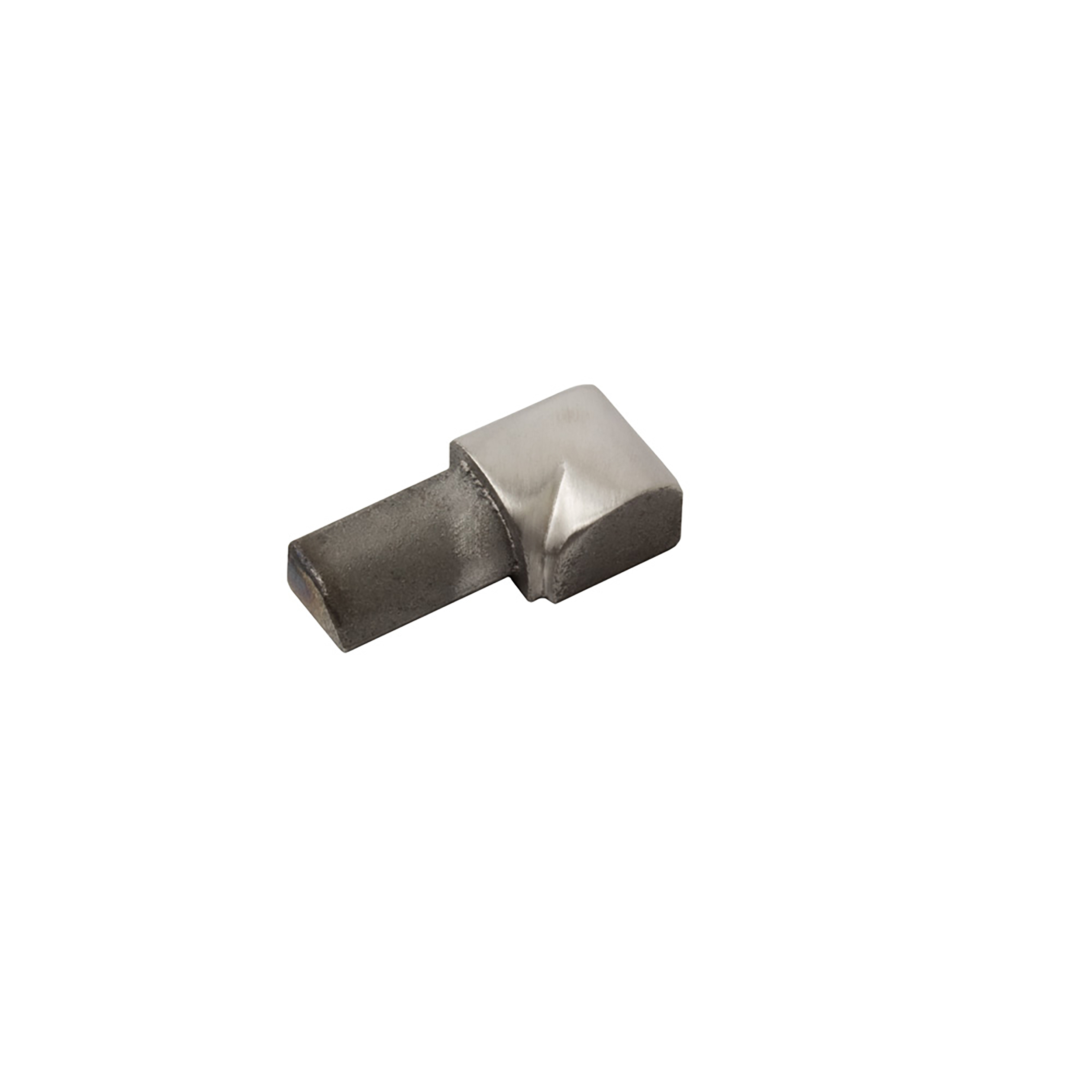 Viertelkreis Inneneck Vollmaterial Edelstahl V2A 10mm gebürstet Viertelkreis Inneneck Vollmaterial Edelstahl V2A 10mm gebürstet