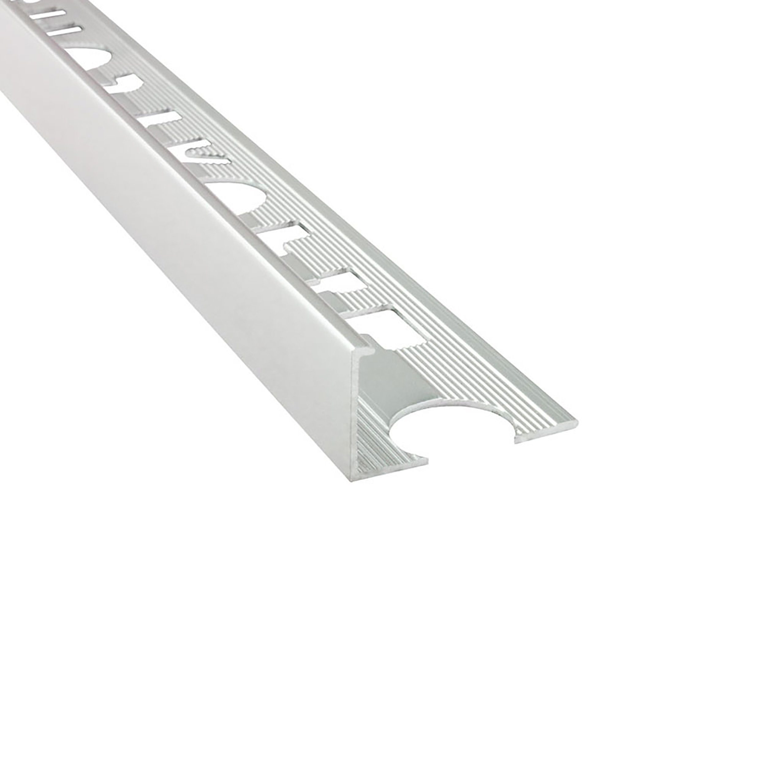 Alu L-Profil Fliesenschiene Fliesenprofil Schiene L270cm 12mm silber poliert