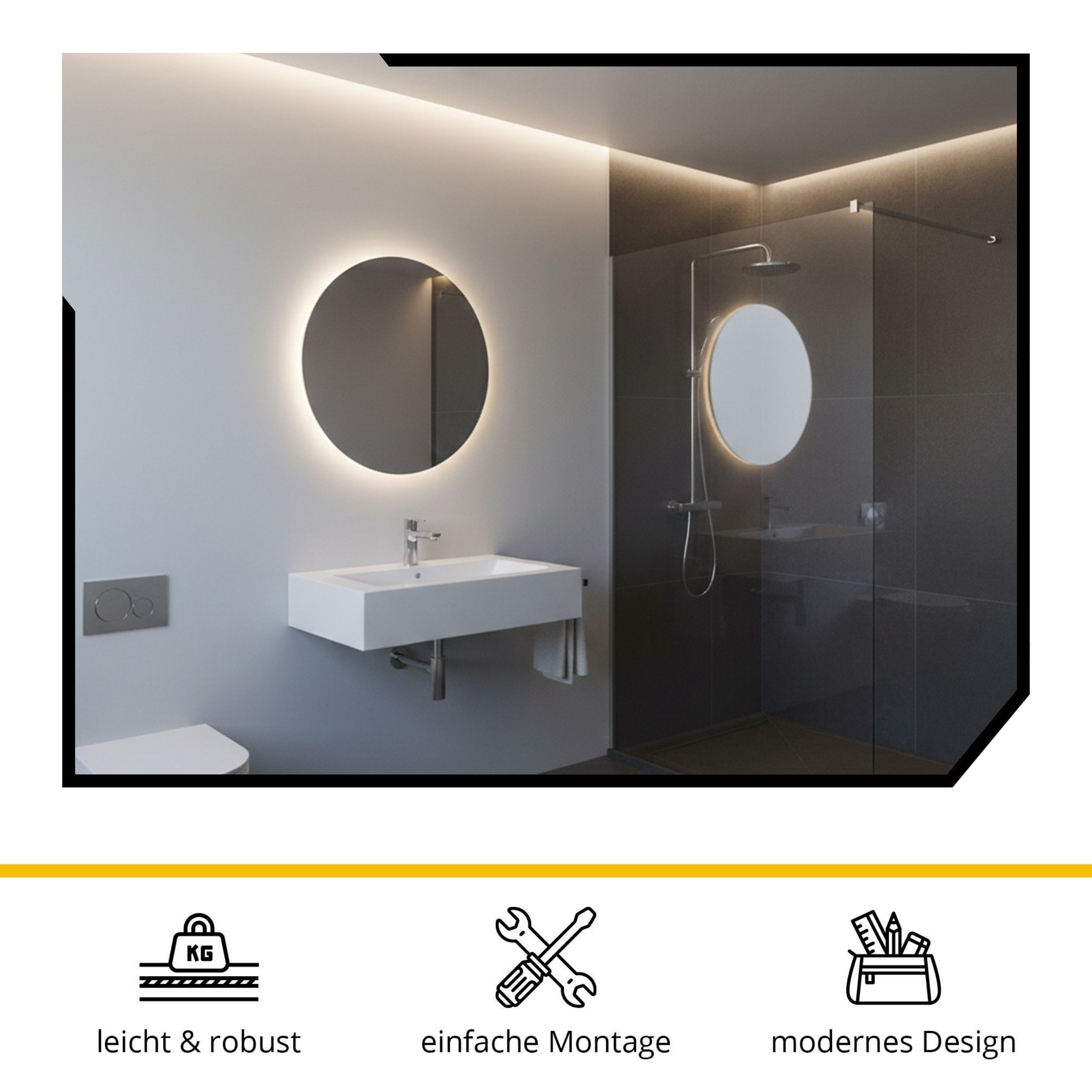 LED Trockenbau-Eckprofil Innen Silber – für LED-Strips bis 16mm 2m opal