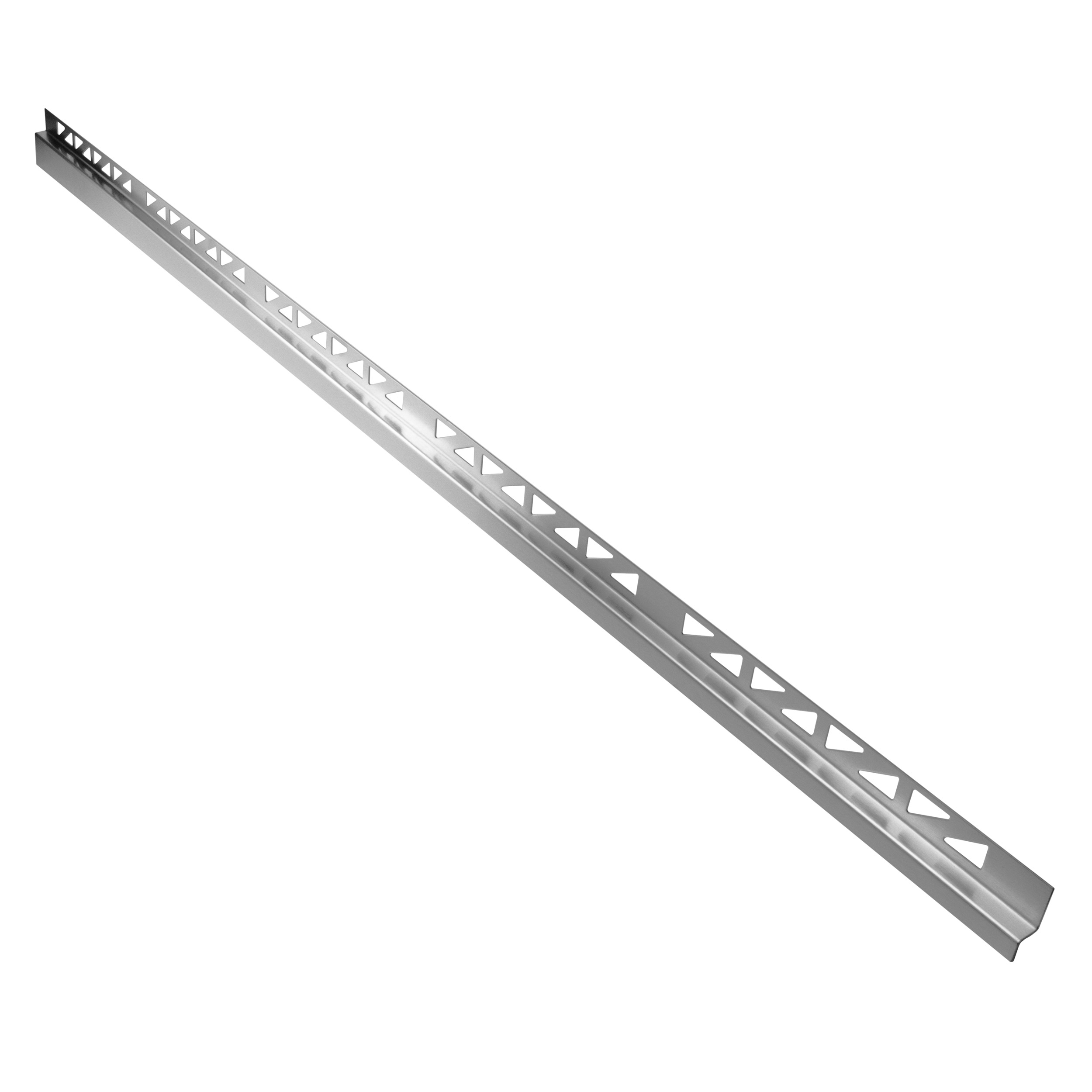 Dusch-, Wand-, Keil-Profil Gefälleprofil begehbare Dusche gebürstet 8mm Dusch-, Wand-, Keil-Profil Gefälleprofil begehbare Dusche gebürstet 12mm Typ 6 - Rechts - 200cm