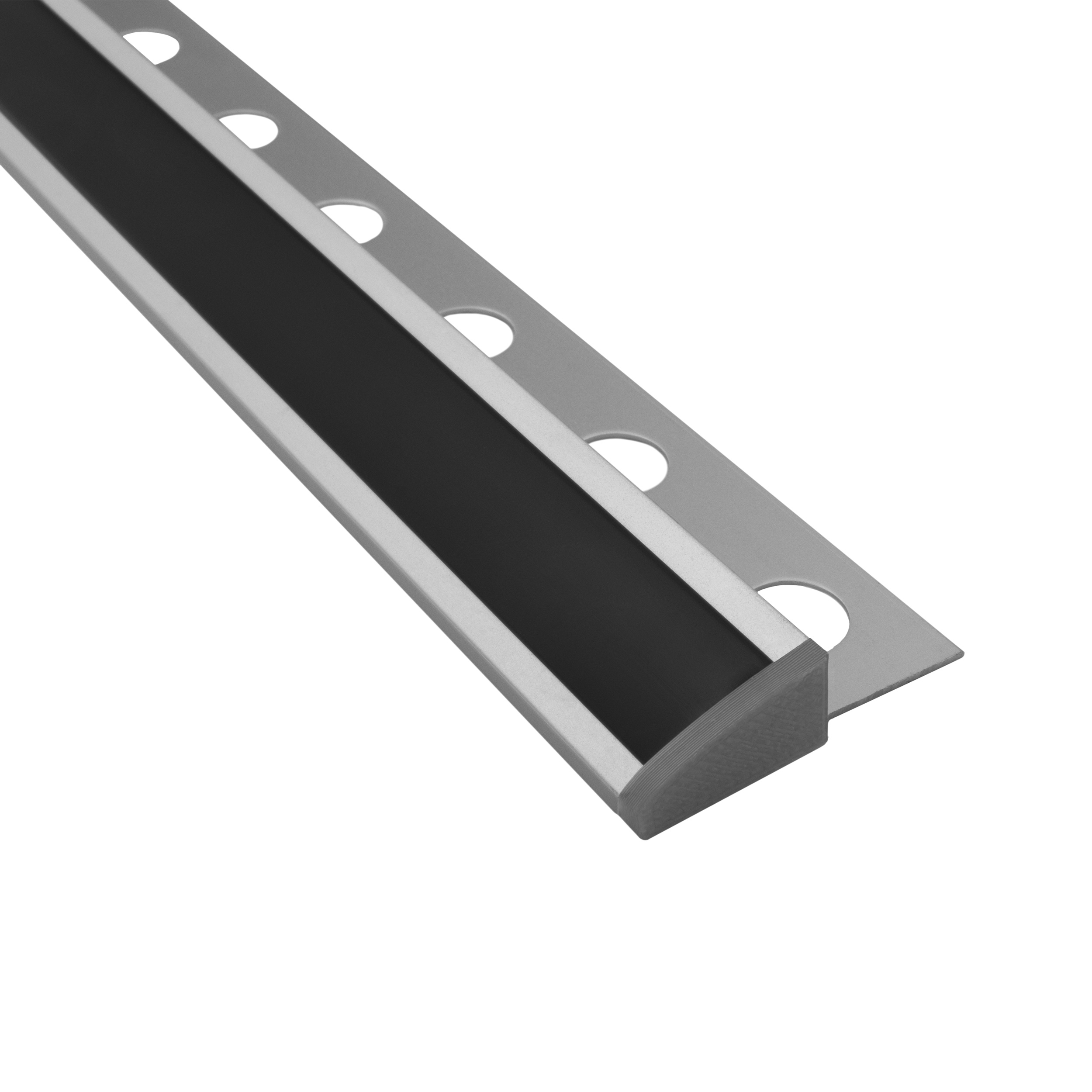 T77 LED Alu Fliesenprofil 10mm silber 20°