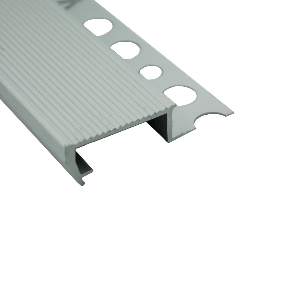 Alu Stufenprofil Fliesenschiene Profil Treppe Schiene silber gold L90cm H10mm