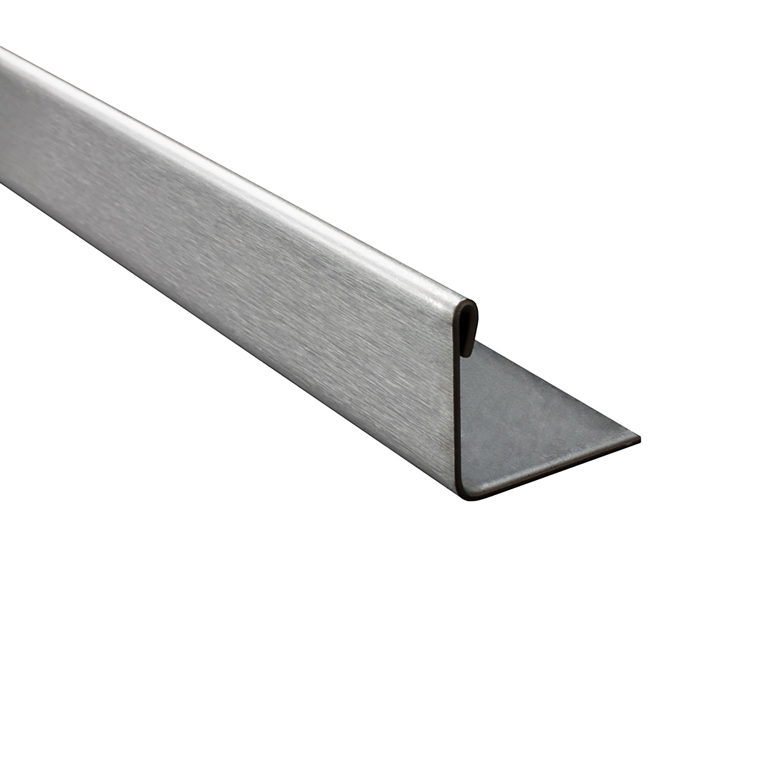 L-Profil Edelstahlschiene Profil Fliesenschiene Edelstahl V2A L250cm 17,5mm gebürstet