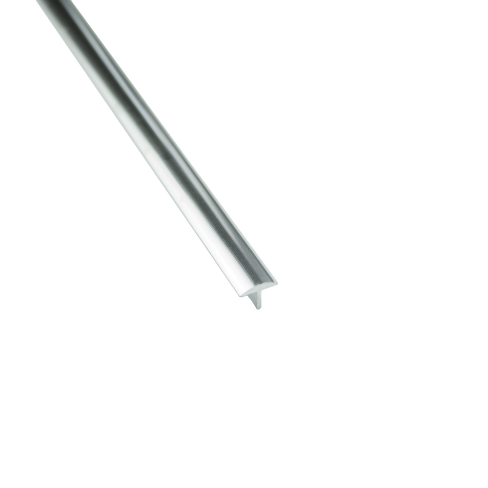 Alu T-Profil Übergangsschiene Übergangsprofil Laminat silber matt poliert L270cm