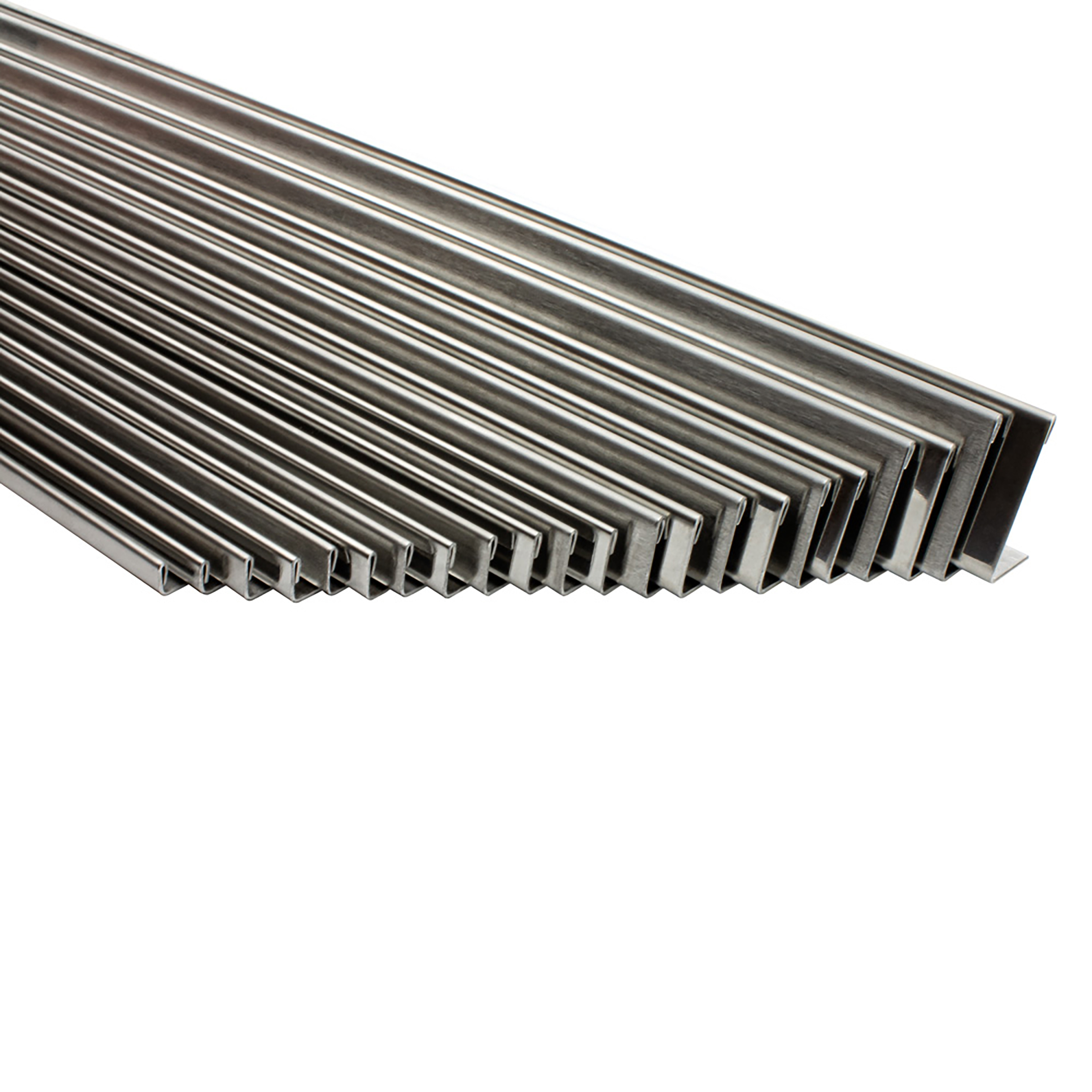 L-Profil Edelstahlschiene Profil Fliesenschiene Edelstahl V2A L250cm H4,5mm-30mm
