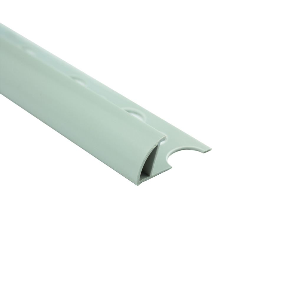 PVC Viertelkreis Fliesenschiene Fliesenprofil Kunststoff Schiene 12,5mm