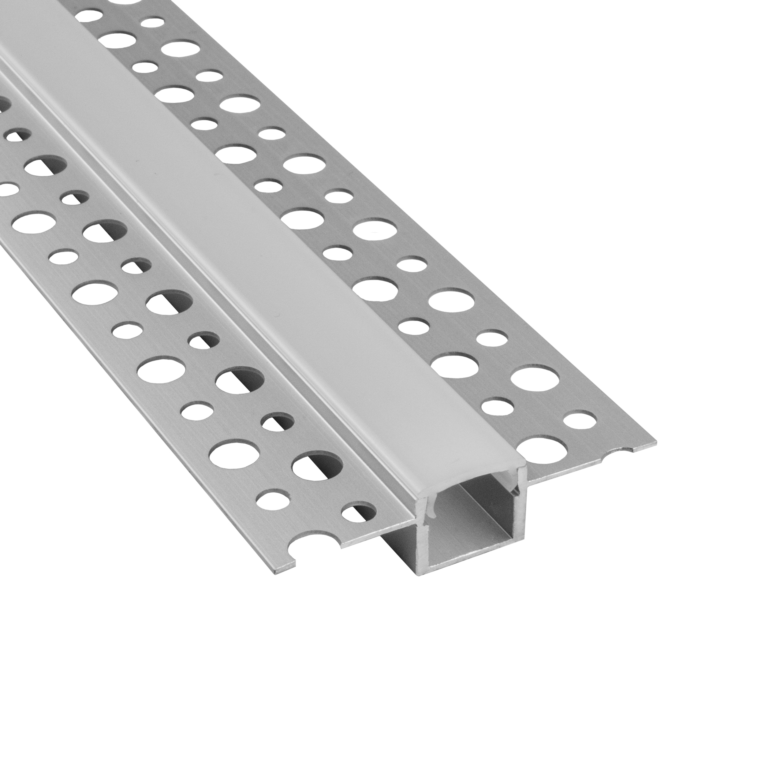 T77 LED Alu Unterputz Profil Trockenbau 10mm silber 1m milky T77 LED Alu Unterputz Profil Trockenbau 11mm silber 2m milky