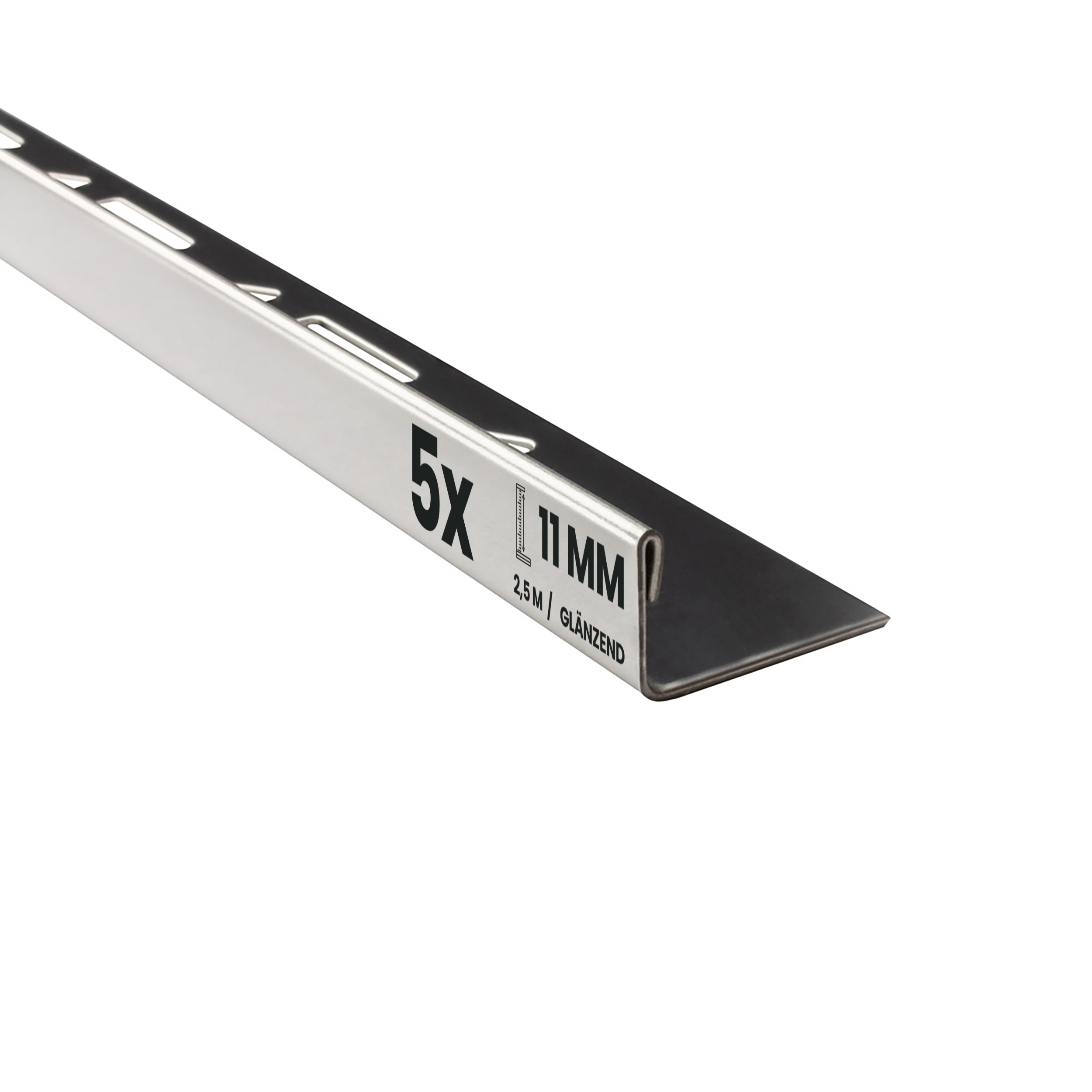 5x L-Profil Edelstahlschiene Fliesenschiene Fliesenprofil L250cm 11mm glänzend 5x L-Profil Edelstahlschiene Fliesenschiene Fliesenprofil L250cm 11mm glänzend