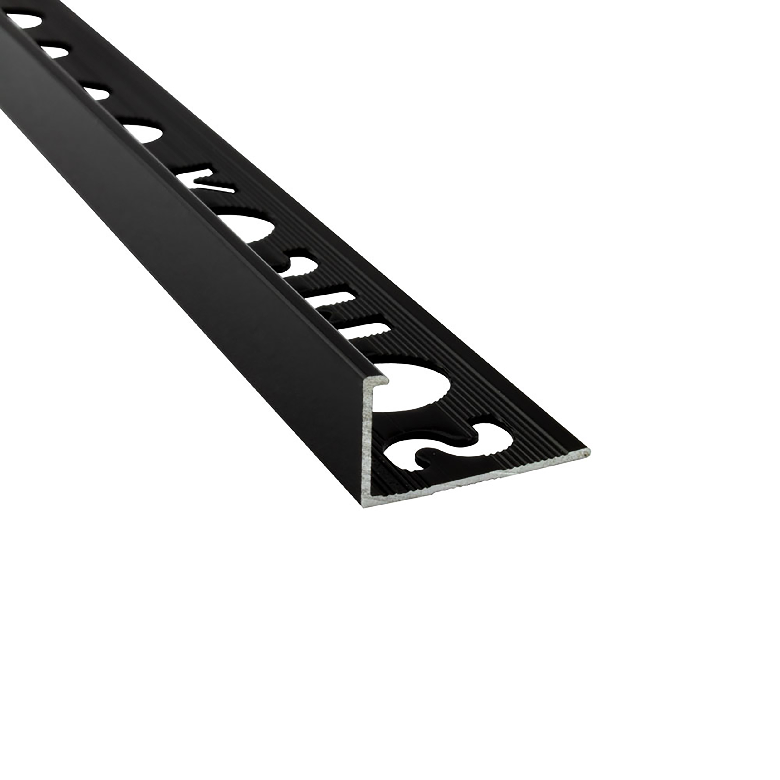 Alu L-Profil Fliesenschiene Fliesenprofil Schiene schwarz L270cm 10mm Alu L-Profil Fliesenschiene Fliesenprofil Schiene schwarz L270cm 10mm