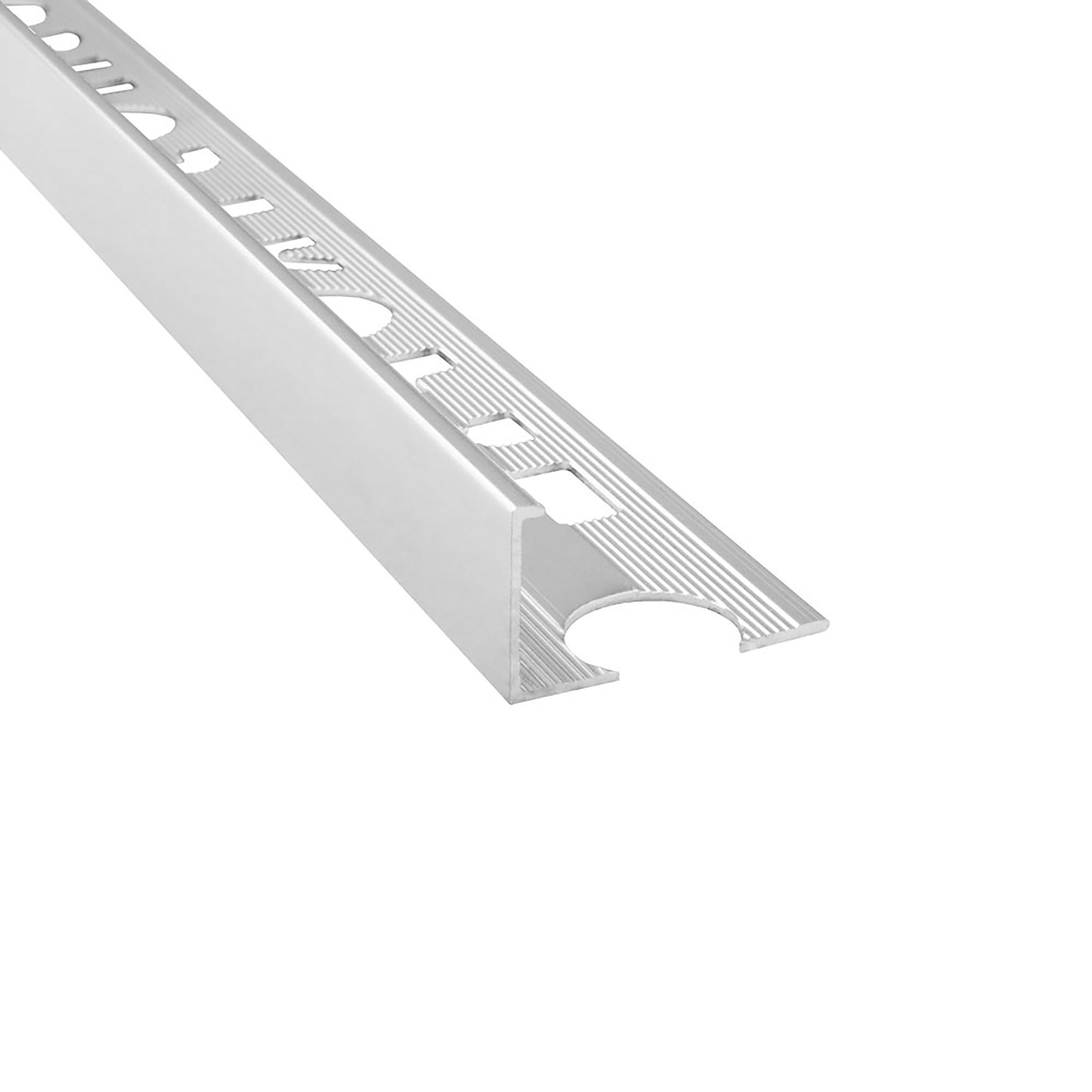 Alu L-Profil Fliesenschiene Fliesenprofil - silber - poliert 2,7m 15mm Alu L-Profil Fliesenschiene Fliesenprofil - silber - poliert 2,7m 15mm