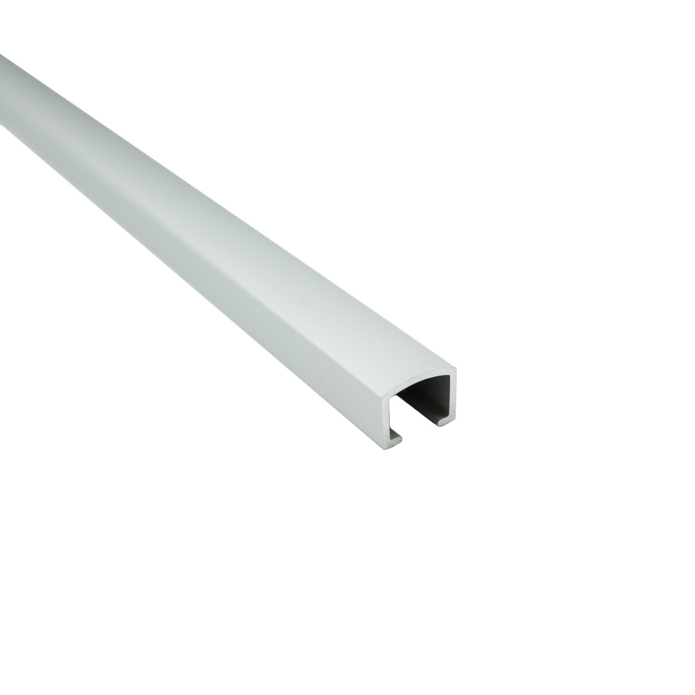Alu U-Profil Bordüre Fliesenschiene Dekoration silber matt poliert L270cm 10mm