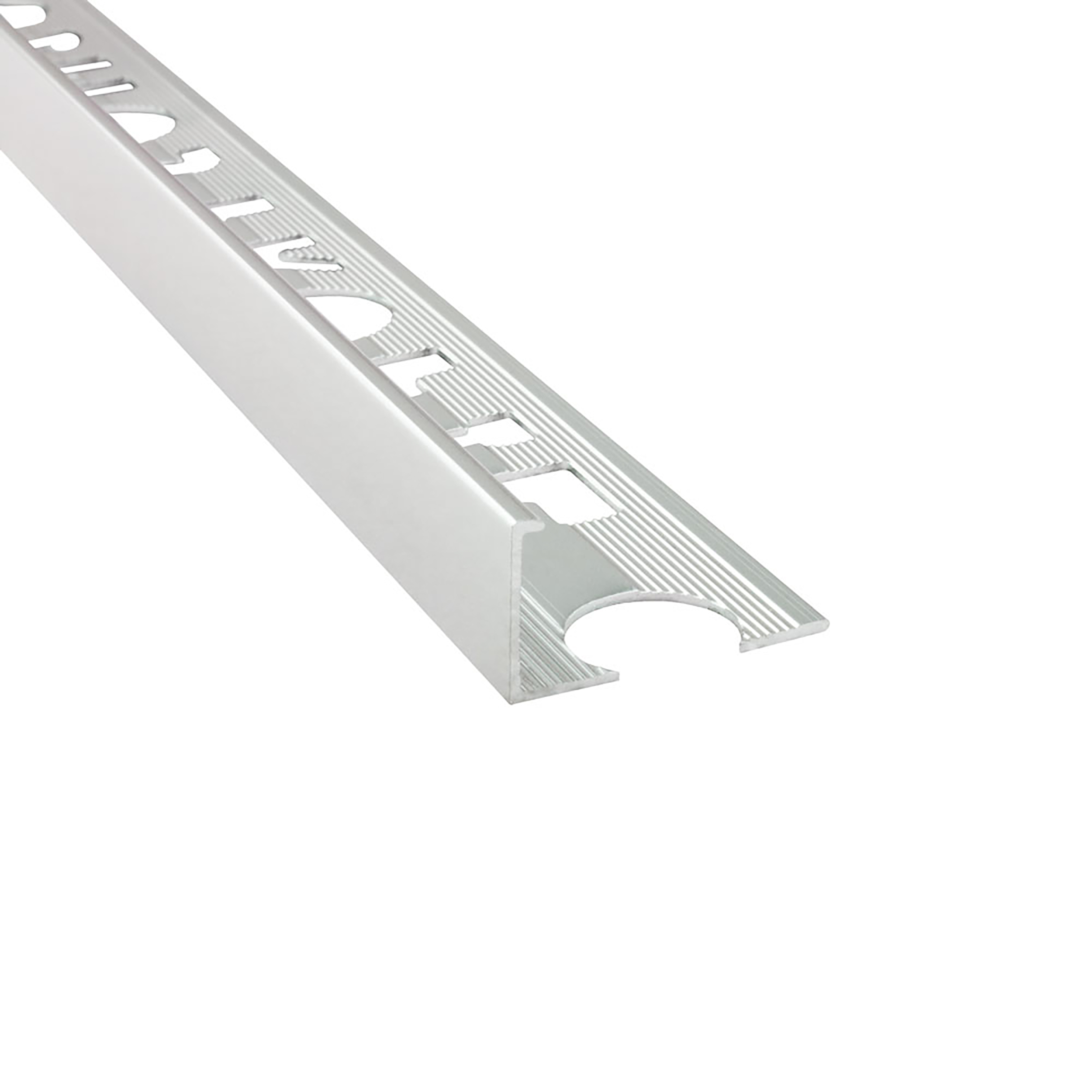 Alu L-Profil Fliesenschiene Fliesenprofil silber poliert L270cm 10mm Alu L-Profil Fliesenschiene Fliesenprofil silber poliert L270cm 10mm