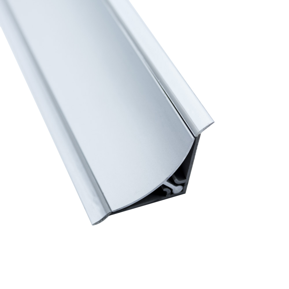 B-Ware Abdeckschiene für Badewannen Spültisch mit Dichtlippe 33mm ALU/PVC matt B-Ware Abdeckschiene für Badewannen Spültisch mit Dichtlippe