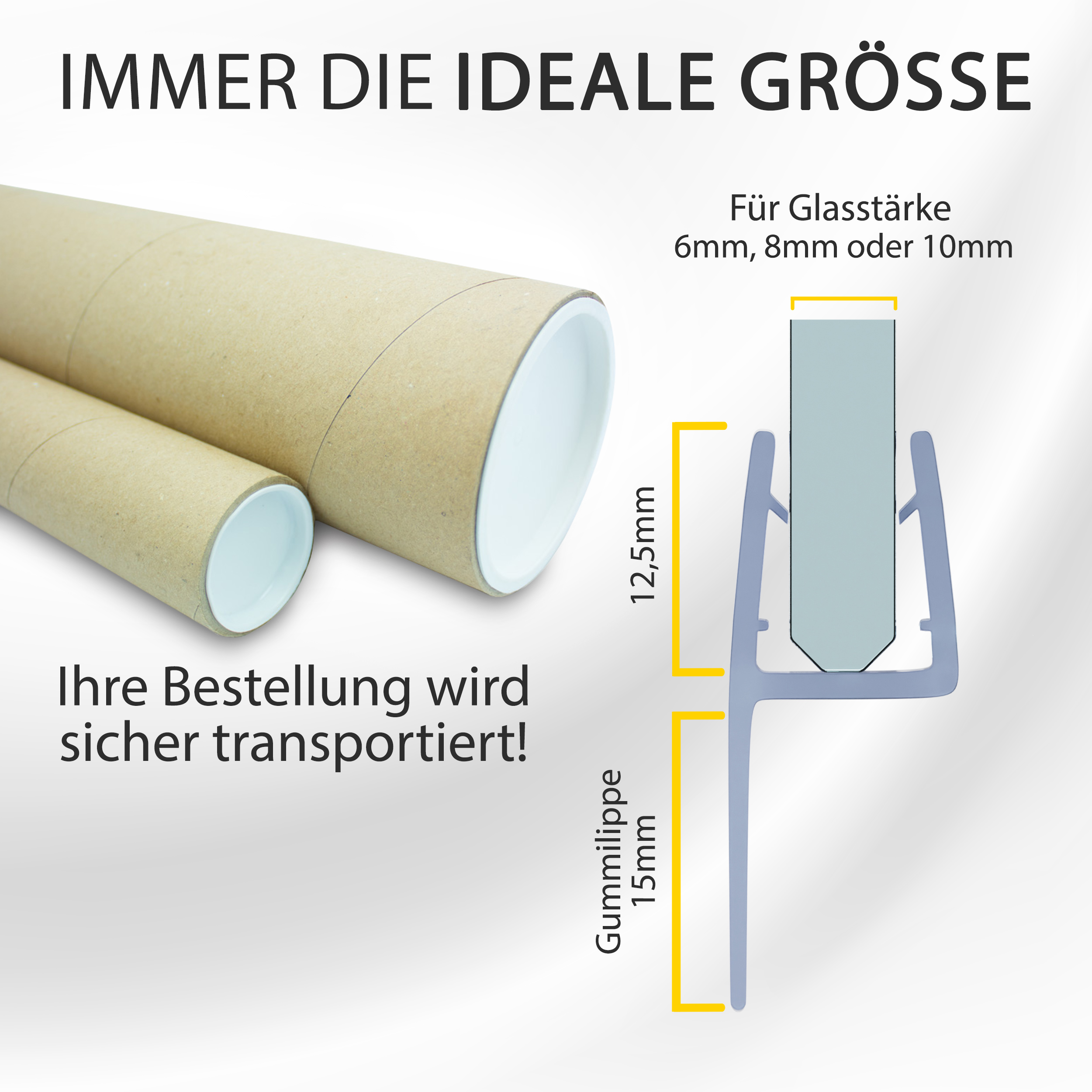 Duschdichtung PVC Ersatzdichtung Duschkabine Dusche TYP-22 200cm Glasstärke 6mm Duschdichtung PVC Ersatzdichtung Duschkabine Dusche TYP-22 200cm Glasstärke10mm