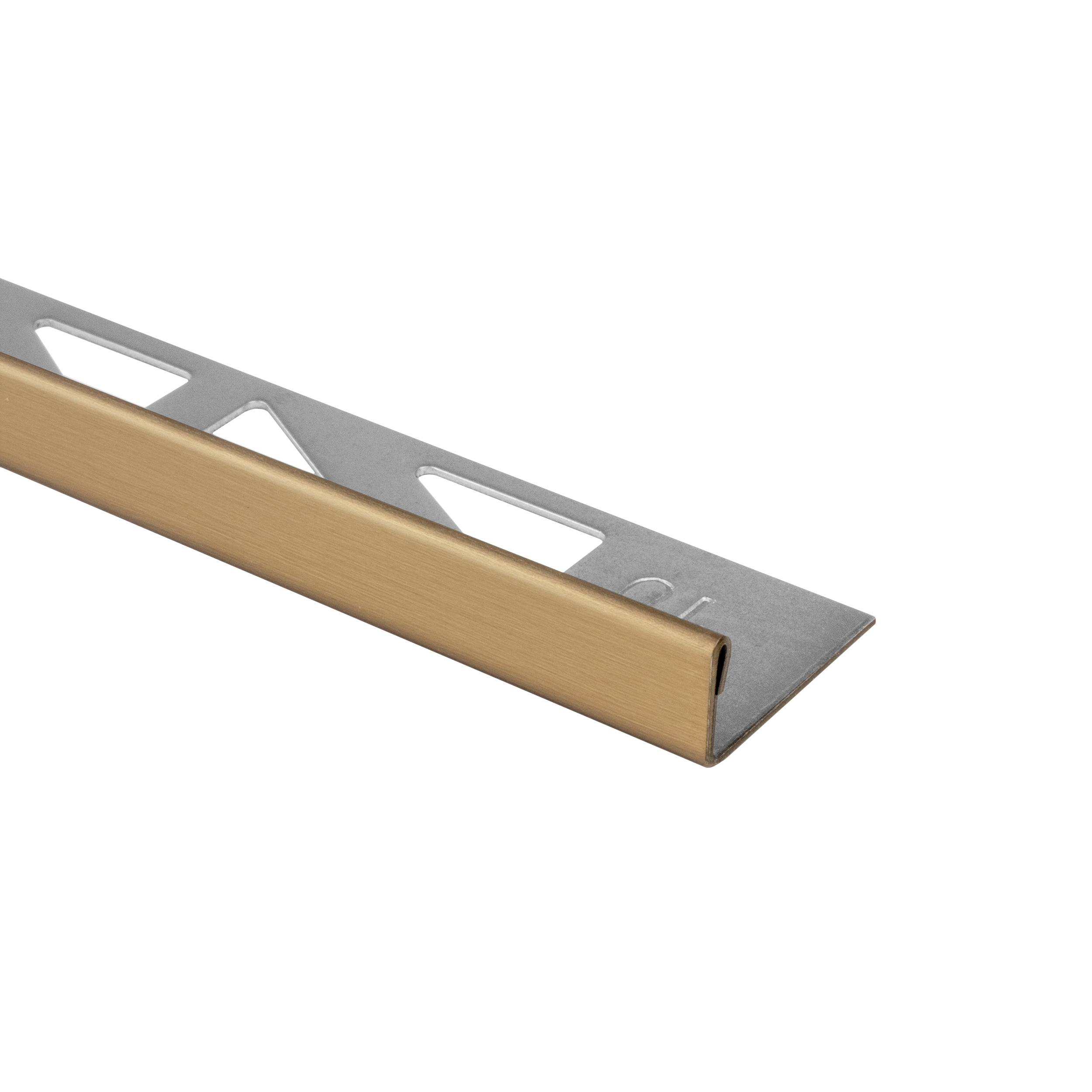 L-Profil Edelstahl Fliesenprofile V2A L250cm 10mm Gold gebürstet L-Profil Edelstahl Fliesenprofile V2A L250cm 10mm Gold gebürstet