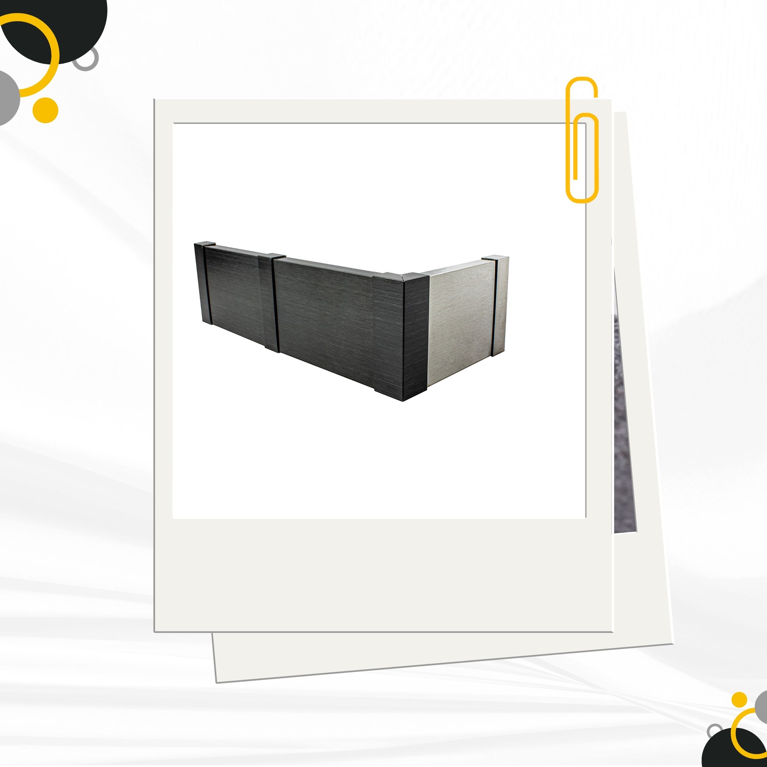 Sockelleiste Edelstahl Fußbodenleisten V2A L250cm 60mm silber gebürstet Halter