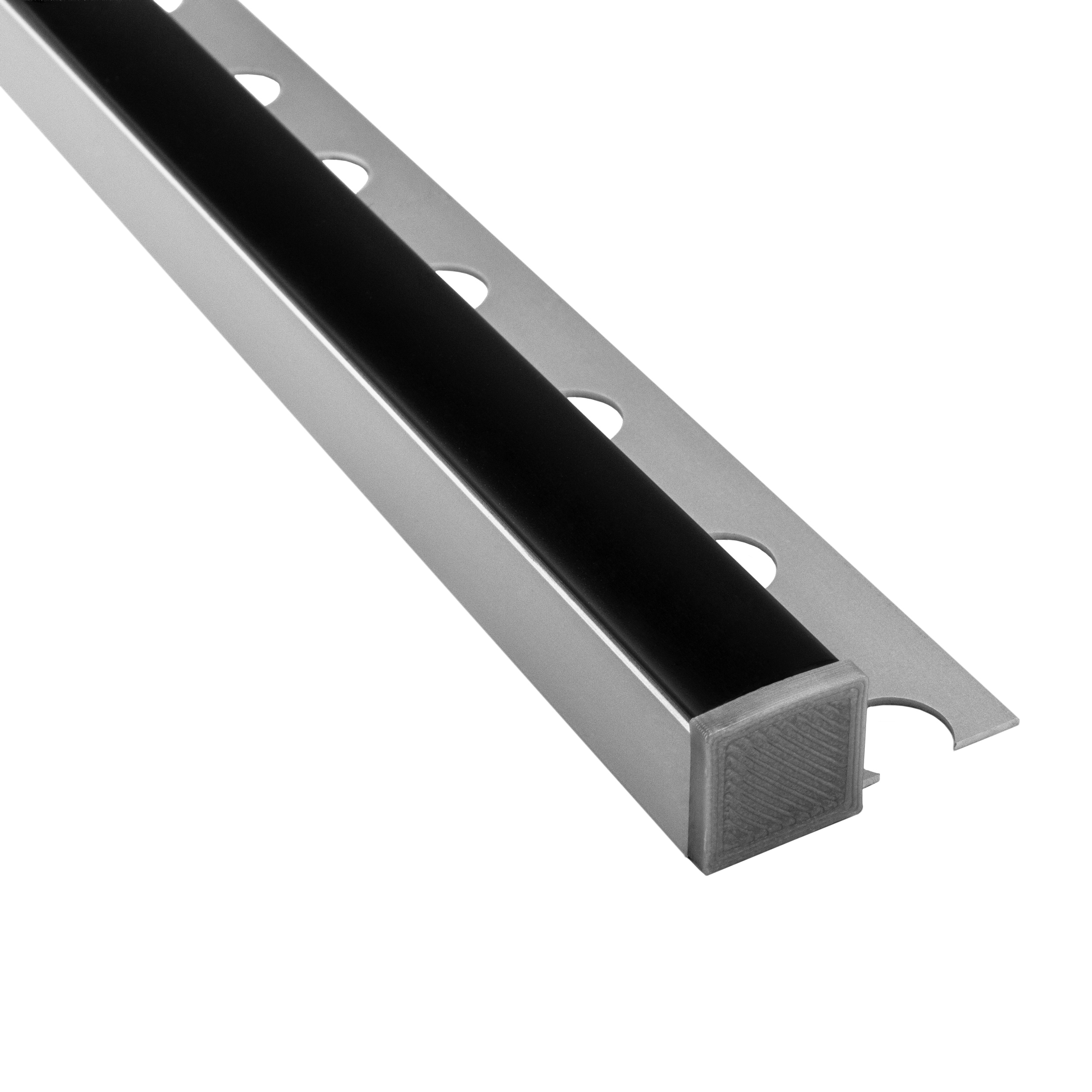 T77 LED Alu Fliesenprofil 12mm silber