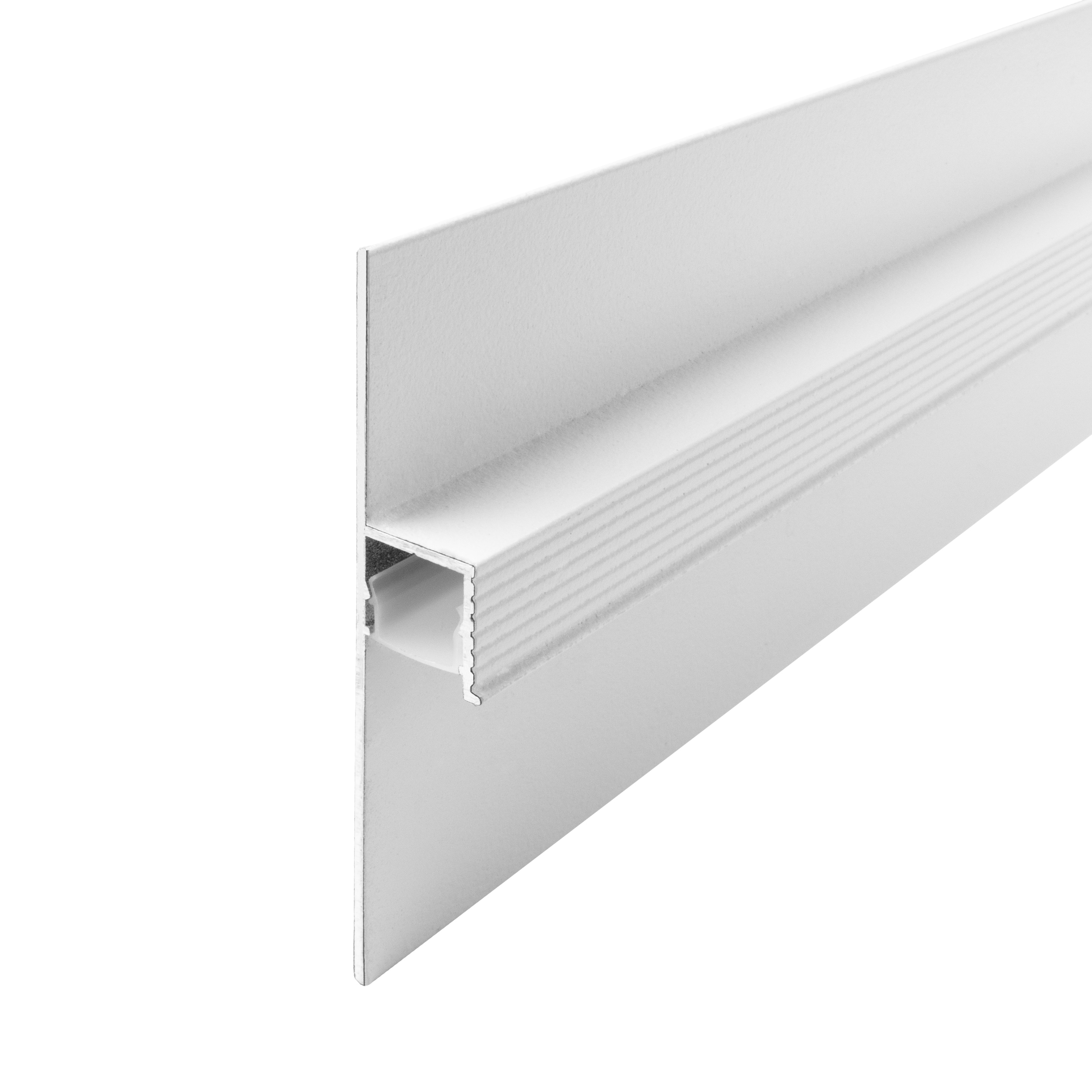 LED Schattenfugen Trockenbauprofil Weiß – für LED-Strips bis 11 mm LED Schattenfugen Trockenbauprofil Weiß – für LED-Strips bis 11?mm 2m opal