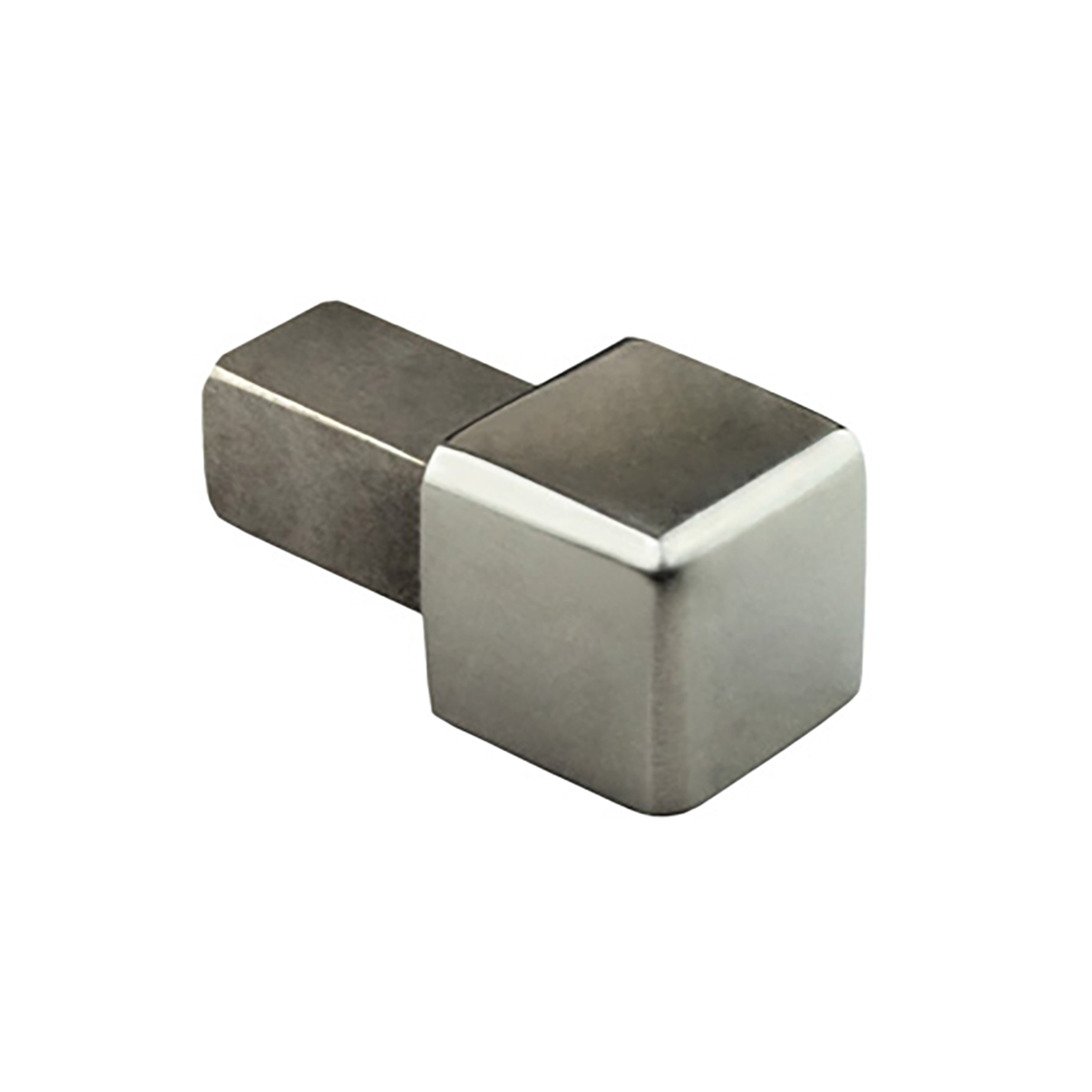 Quadrat Ausseneck Edelstahl V2A 8mm glänzend Quadrat Ausseneck Edelstahl V2A 8mm glänzend