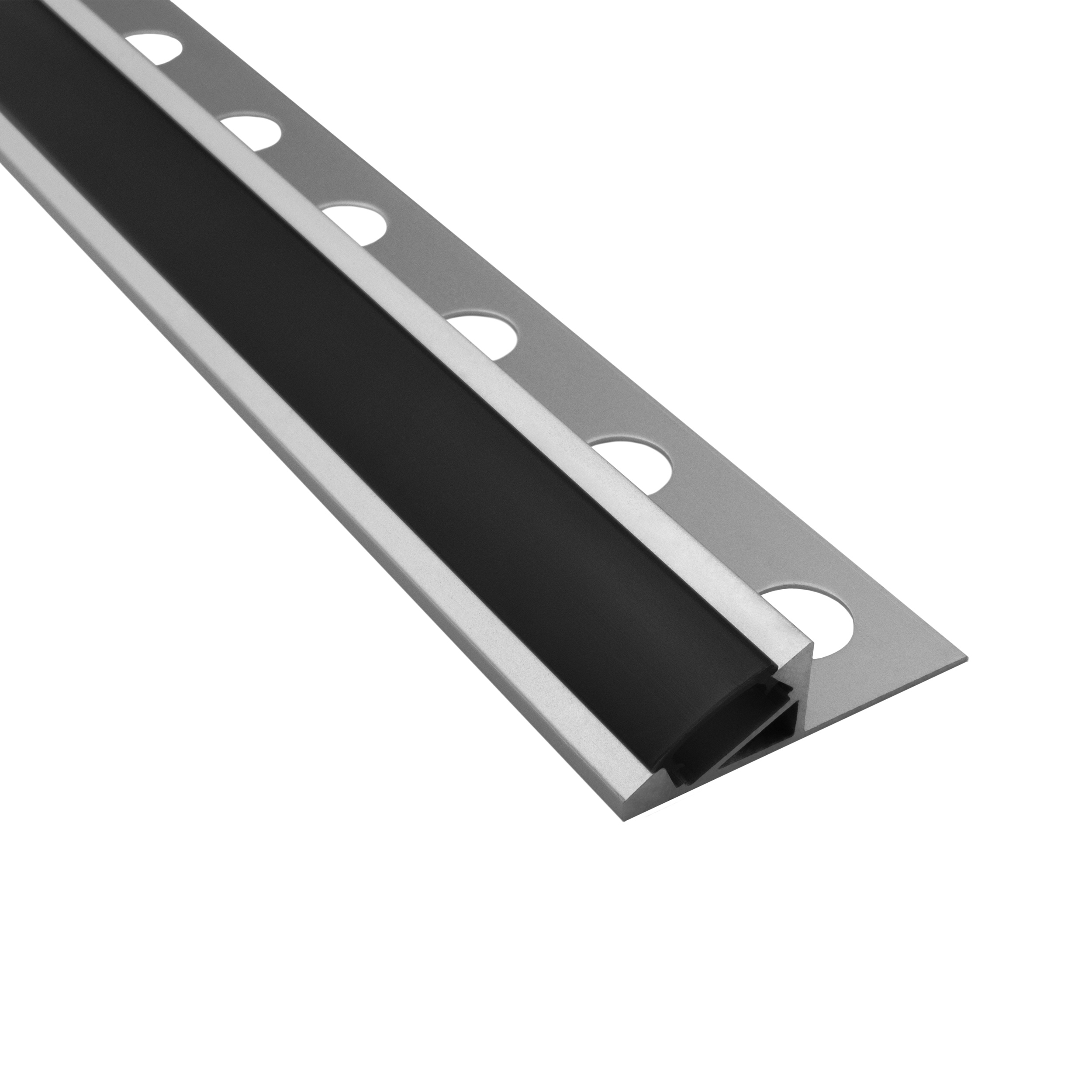 T77 LED Alu Fliesenprofil 10mm silber 20° T77 LED Alu Fliesenprofil 10mm silber 20°